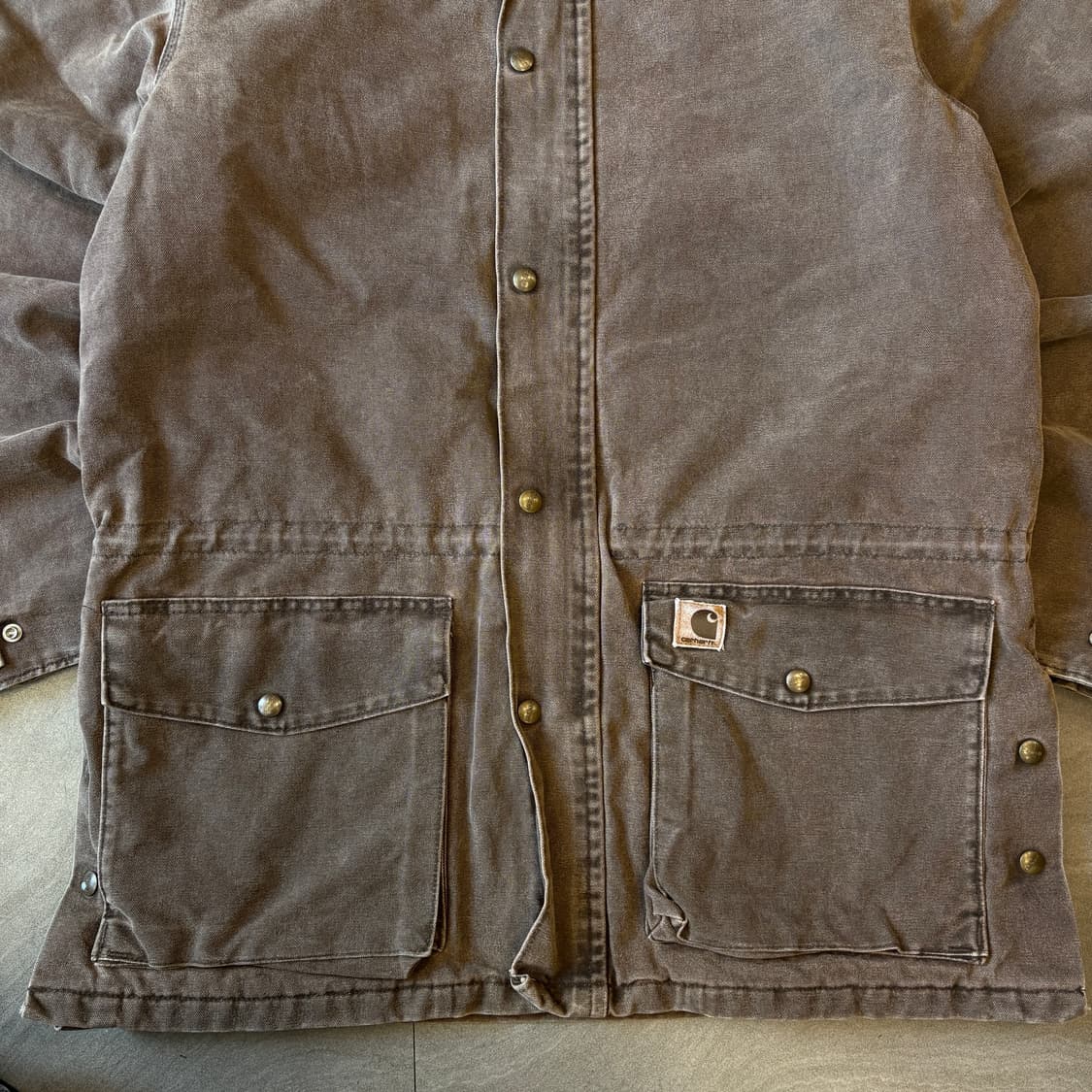 칼하트 정푼 브라운 덕 초어 자켓  상품이미지3