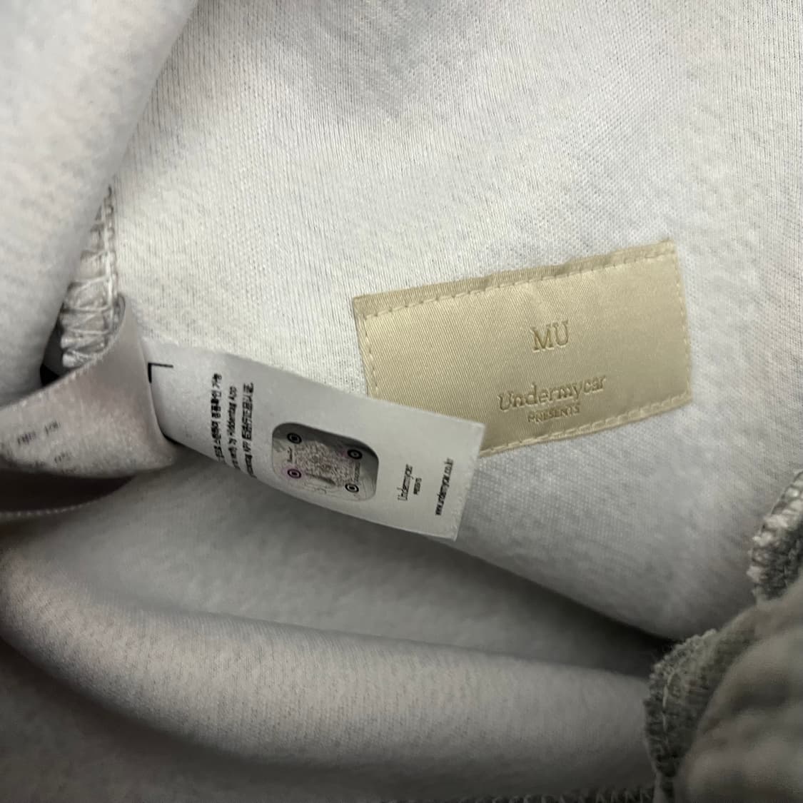 언더마이카 무.03 안티 FXXKing 로고 플레이 오버사이즈 스웻 조거 상품이미지9