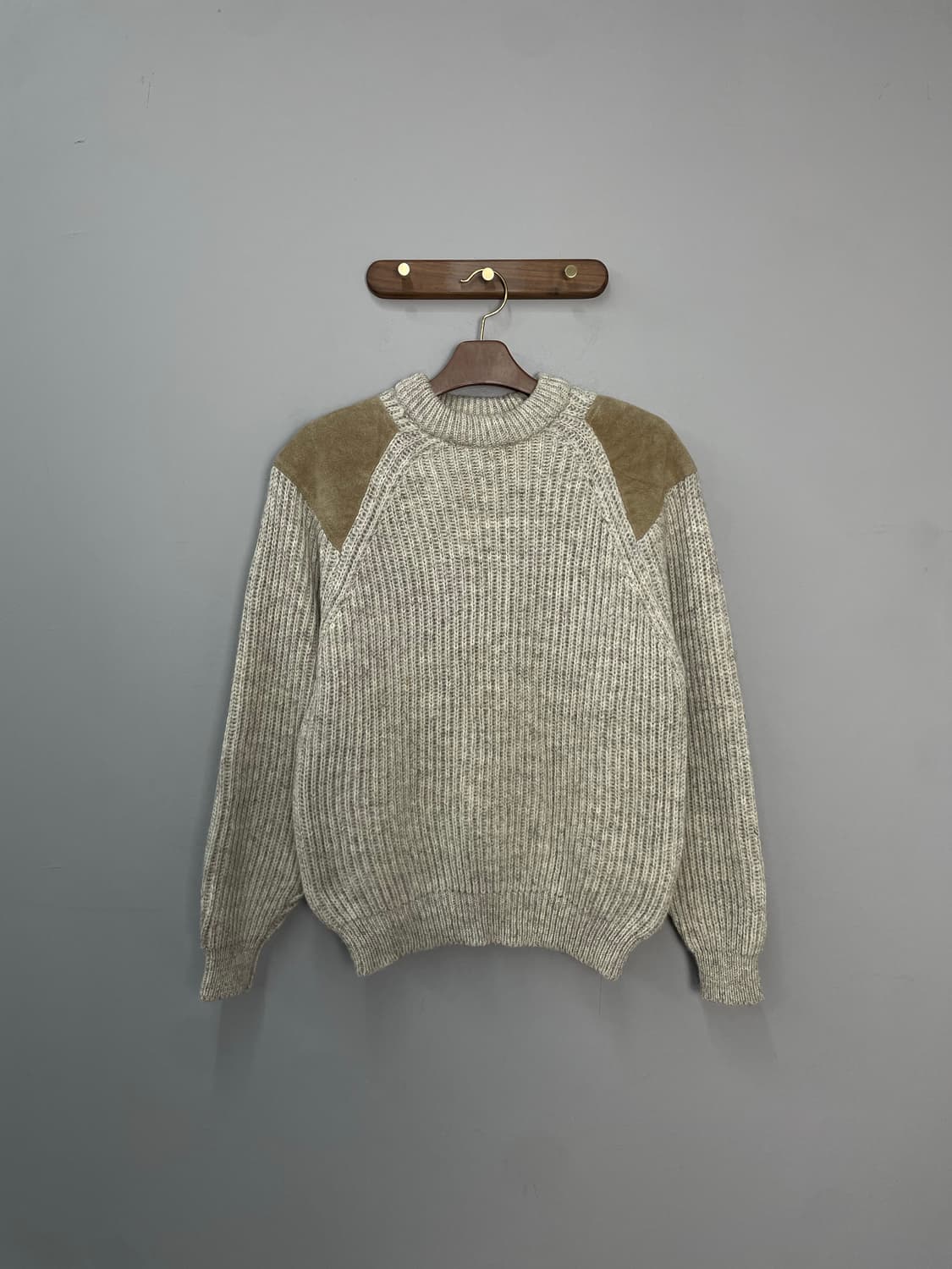 블랙쉽 팔패치 울 니트 H2045 상품이미지2