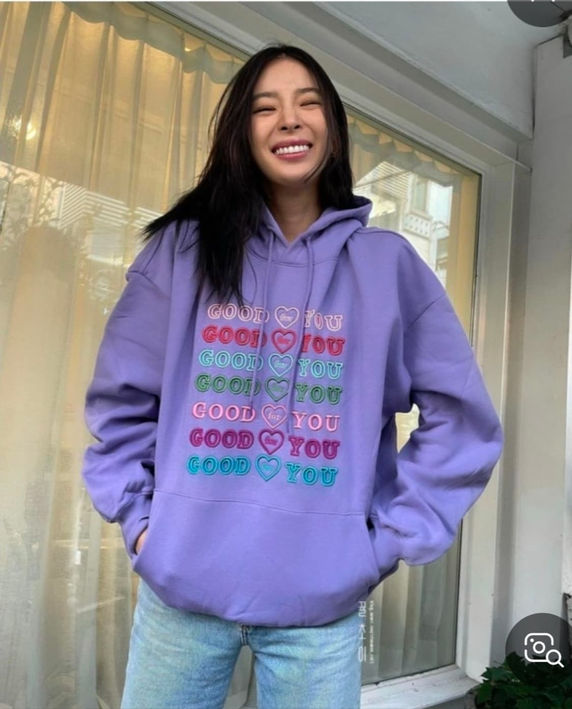 IRENEISGOOD 그레이 후드티 XS 상품이미지8