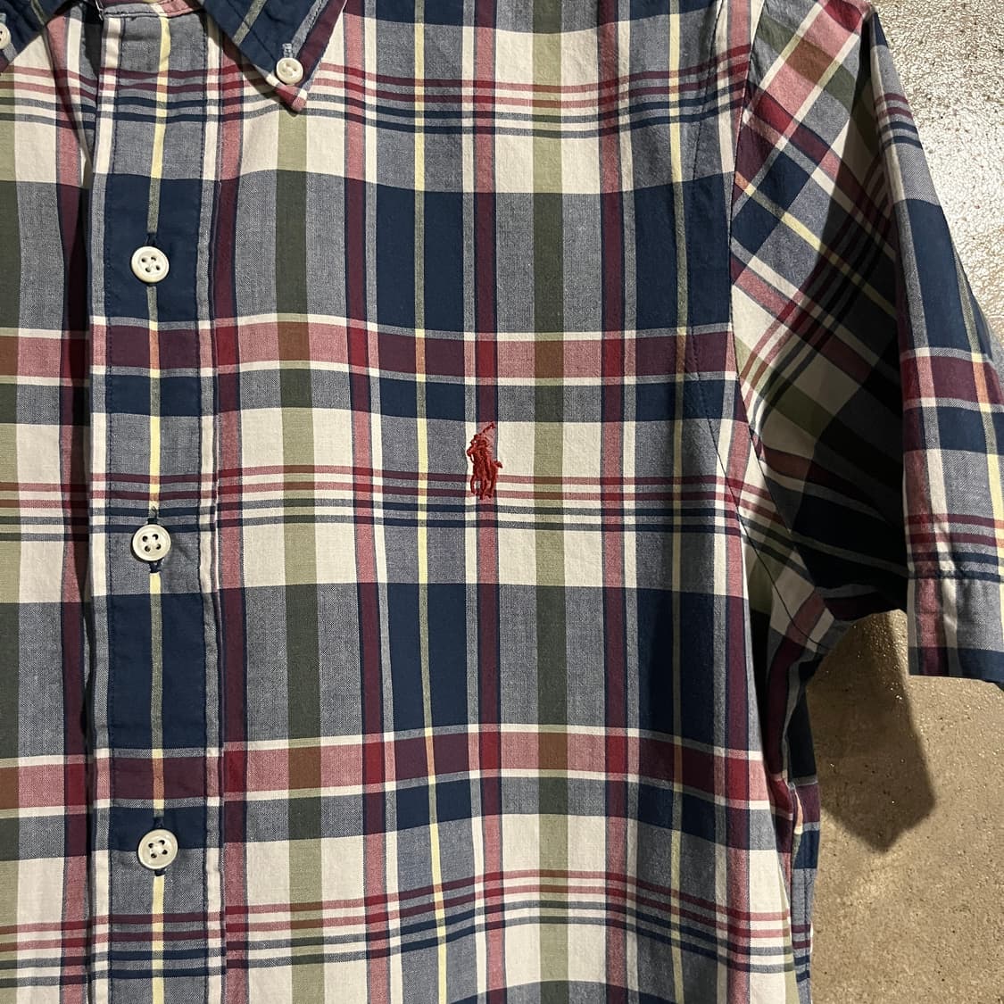 폴로랄프로렌 반팔 체크셔츠 상품이미지2