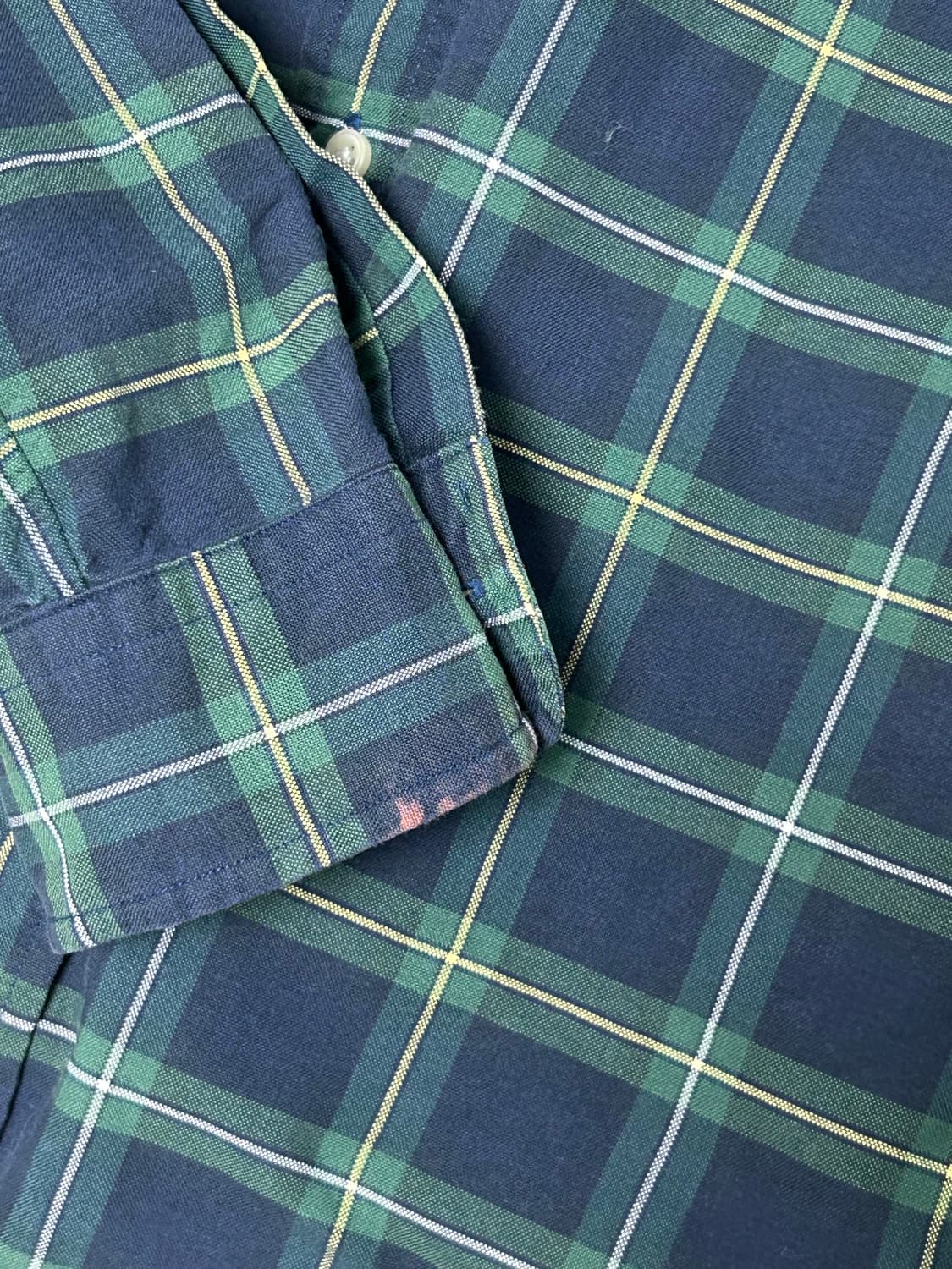 폴로 타탄체크 슬림핏 셔츠 (M) 상품이미지9