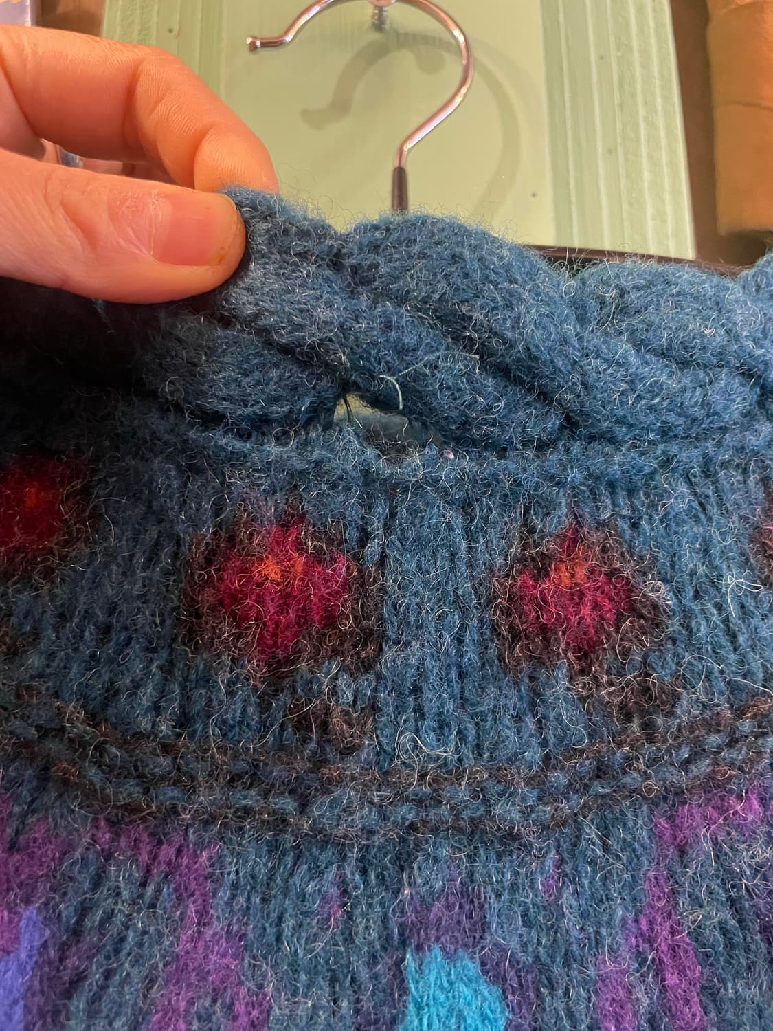 90s Vintage Woolrich Woman Wool Knit 상품이미지3