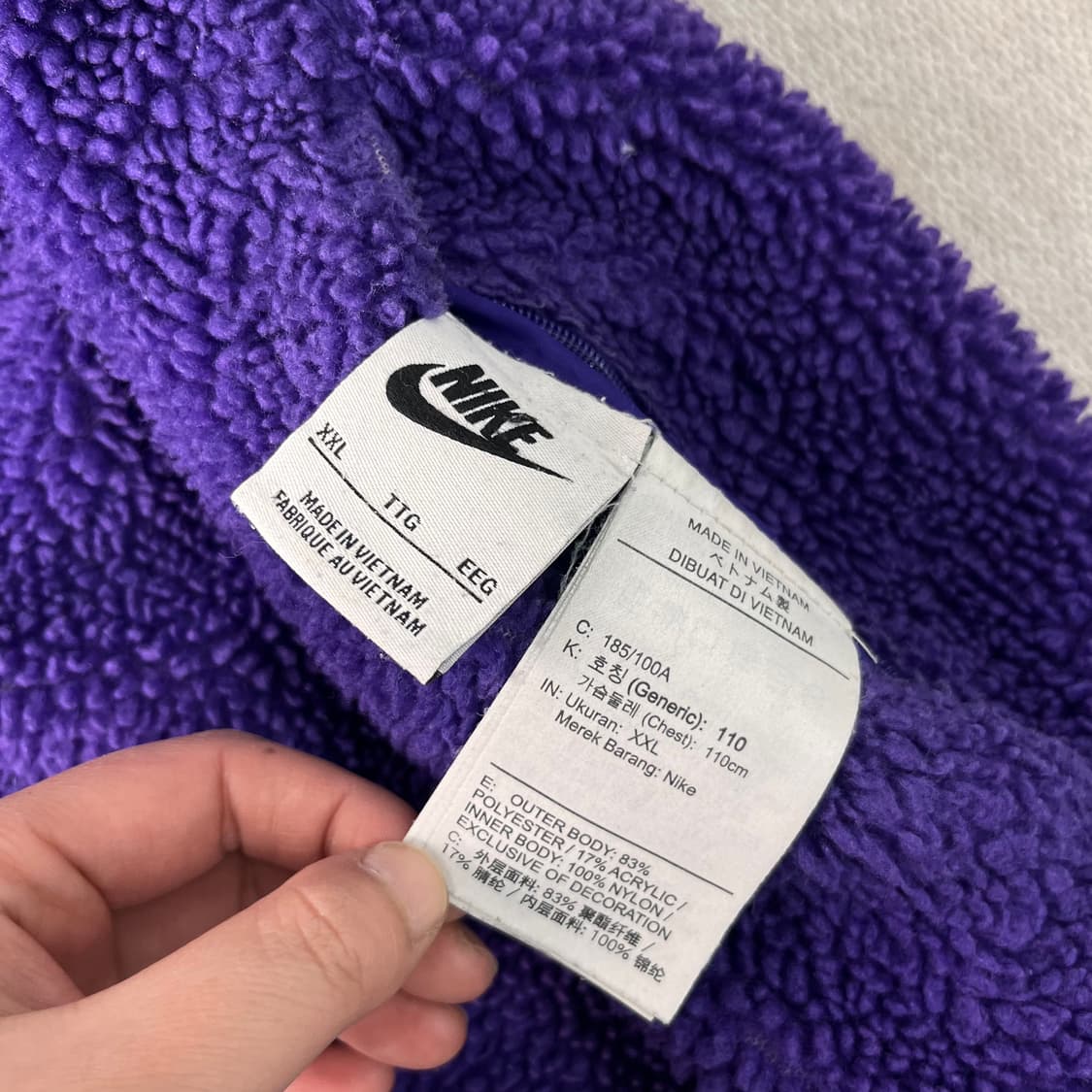 100 나이키 신형 기모 풀집업 푸퍼 경량 자켓 상품이미지9