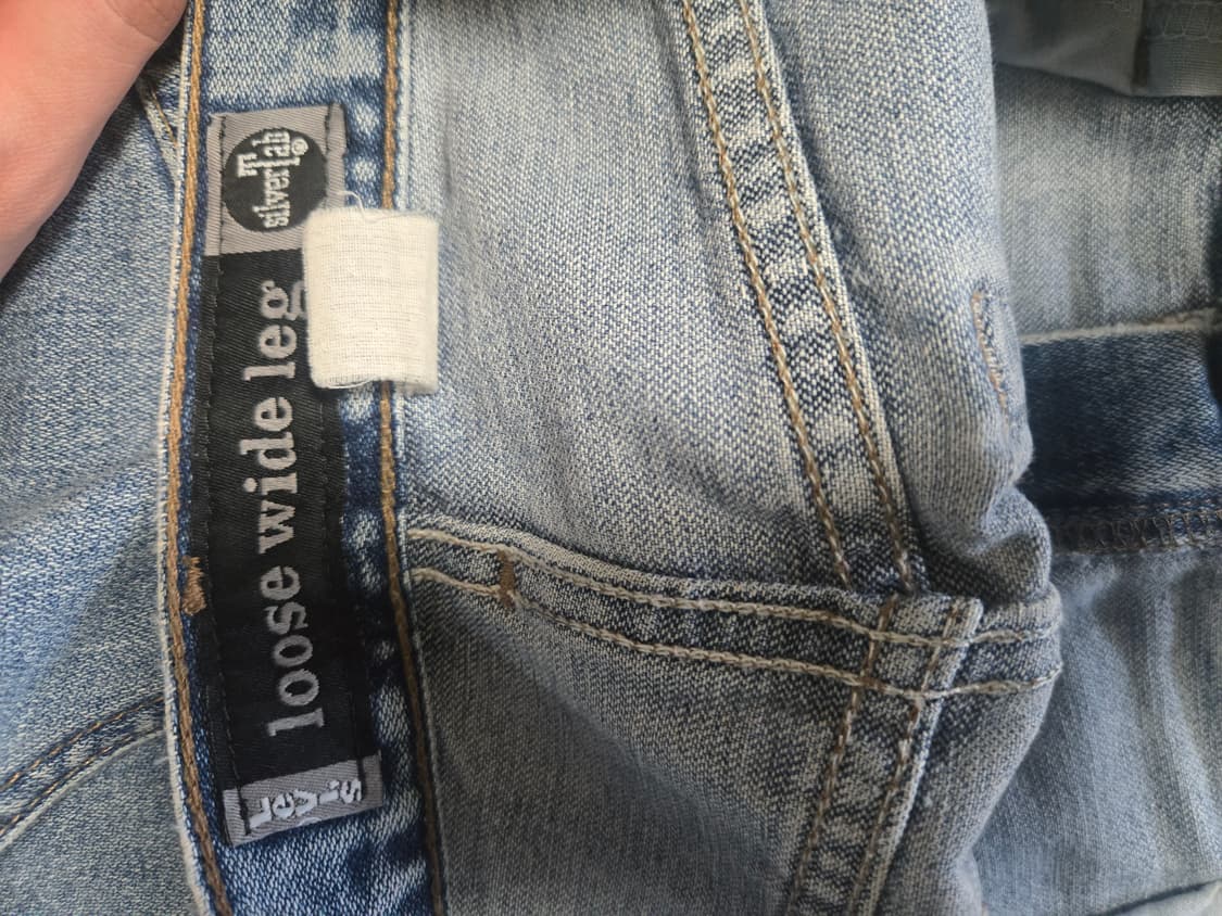 90s 리바이스 실버탭 USA MADE 루즈 와이드 레그 상품이미지4
