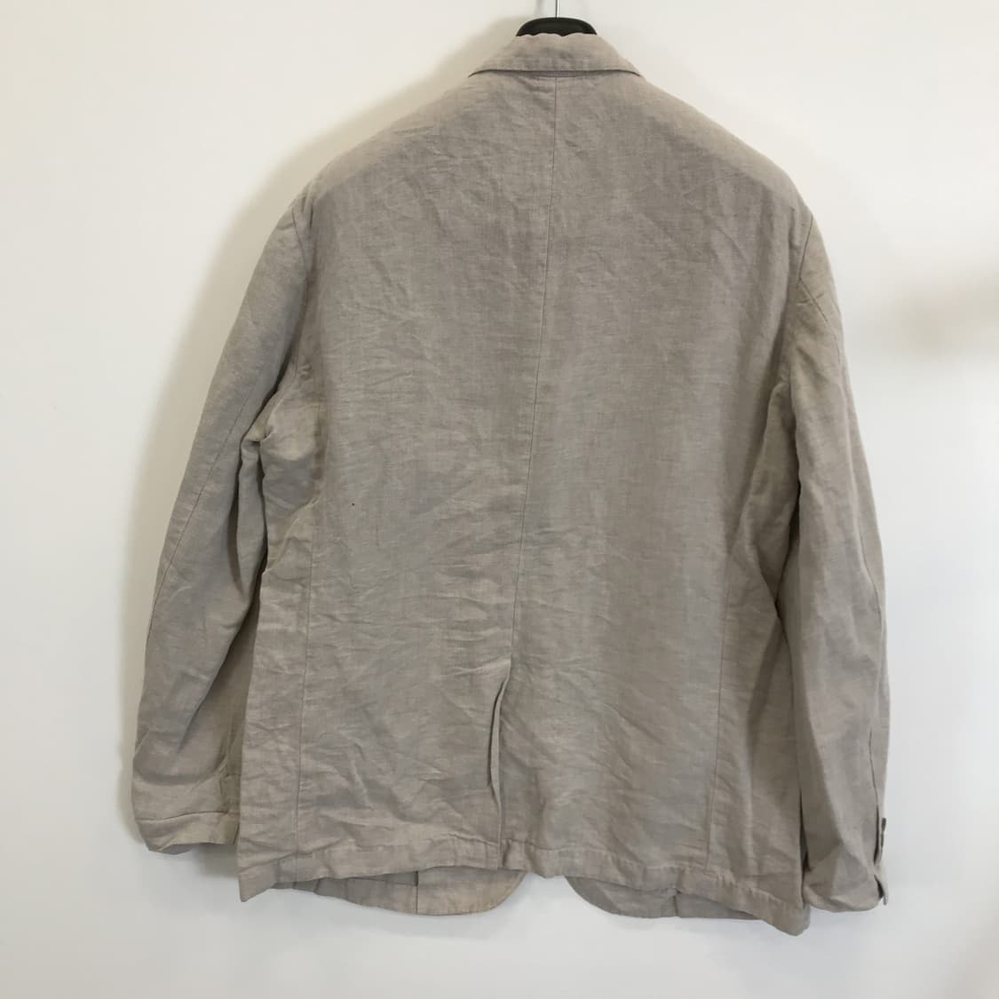 유니클로 아이보리 린넨블렌드자켓 [XL] 상품이미지3