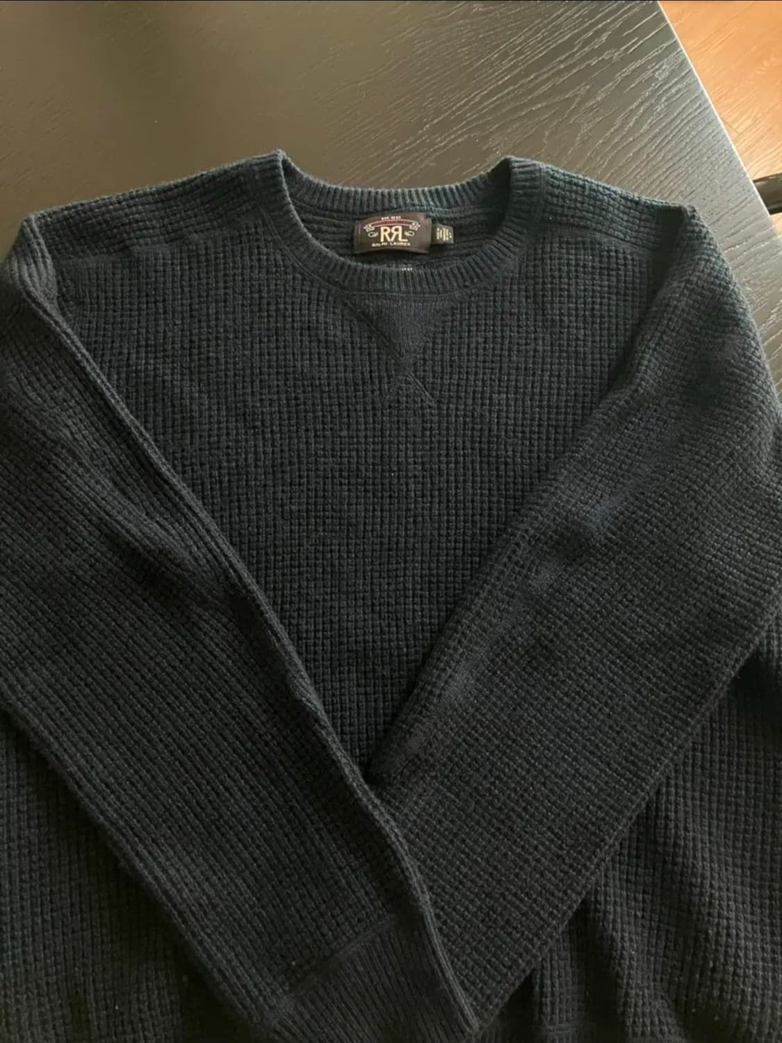 RRL 캐시미어 와플 니트 L 상품이미지1