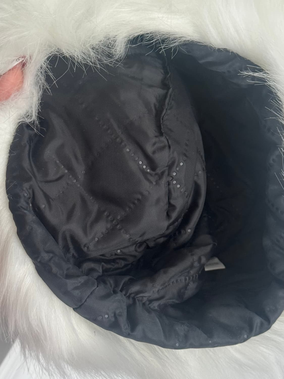 당일배송 퍼모자 화이트 털모자 상품이미지6