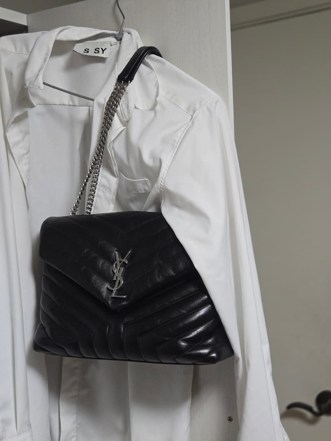 생로랑 루루 퀼팅 모노그램 미디움 미듐 숄더크로스백 상품이미지9