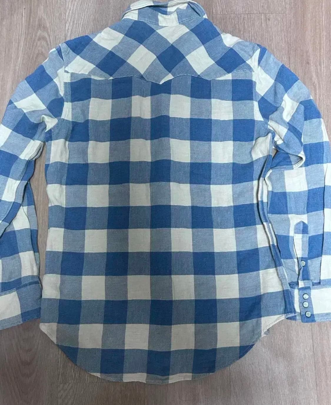 RRL 버팔로 웨스턴 체크 셔츠 M 중고품 상품이미지2
