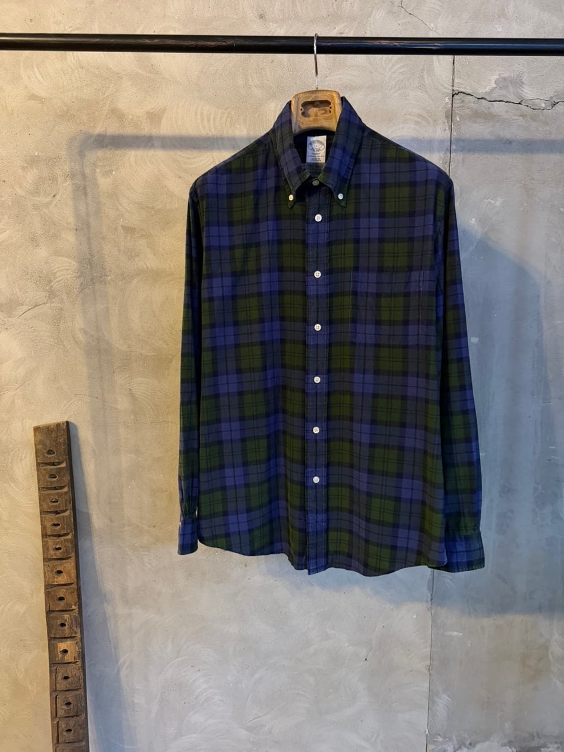 브룩스 브라더스 블랙와치 코듀로이 셔츠 100 상품이미지4