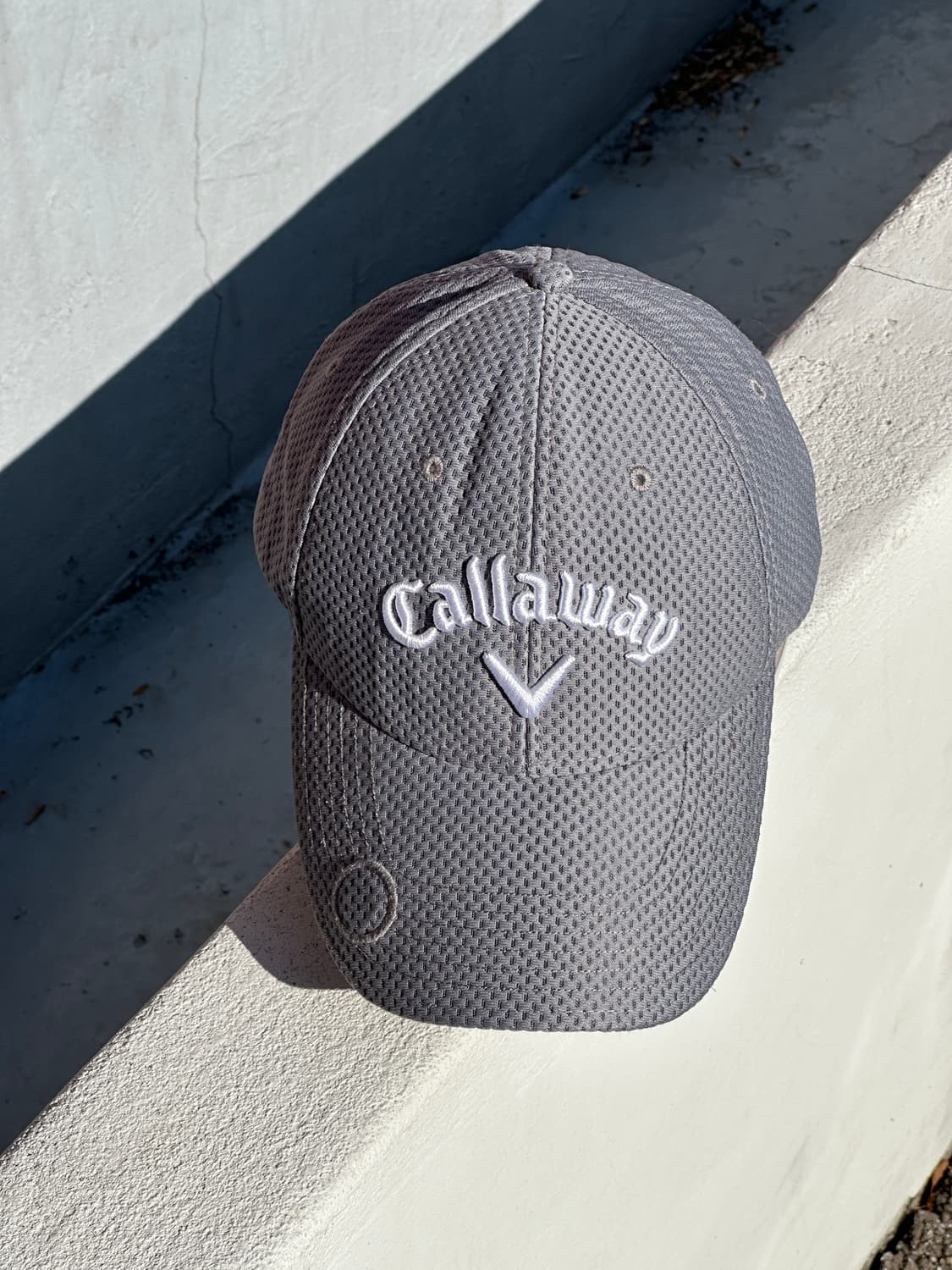 [F] 캘러웨이 로고 그레이 볼캡 모자 골프 상품이미지1
