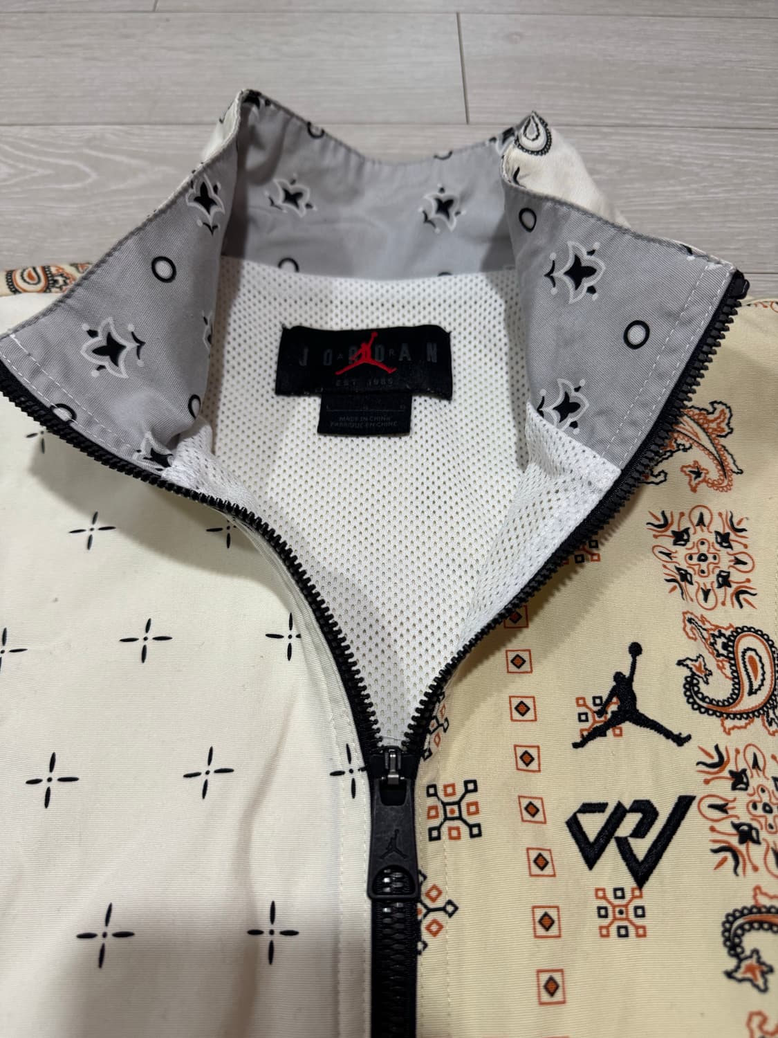 나이키 조던 x 러셀 웨스트브룩 패치워크 아노락 자켓 상품이미지3