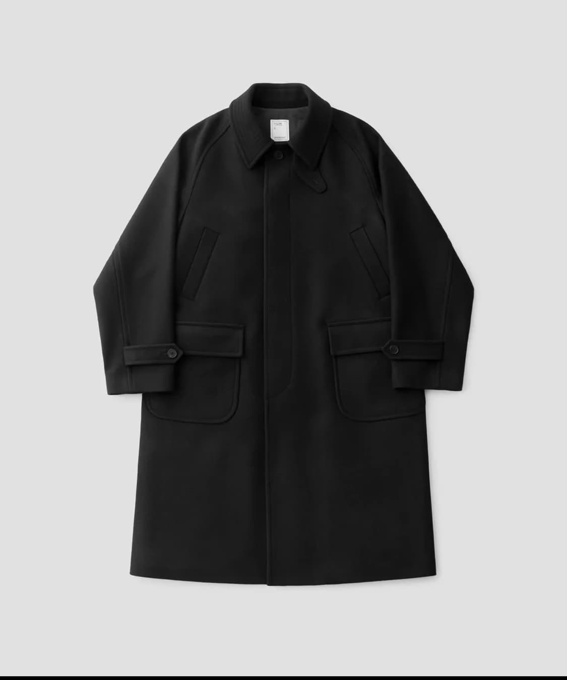 22Aw Voyager Balmacaan Coat (Black) 상품이미지1