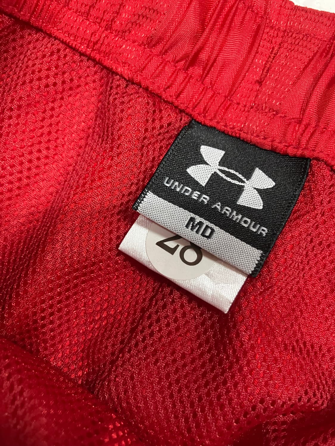 언더아머 레드 트랙 팬츠 28 상품이미지5