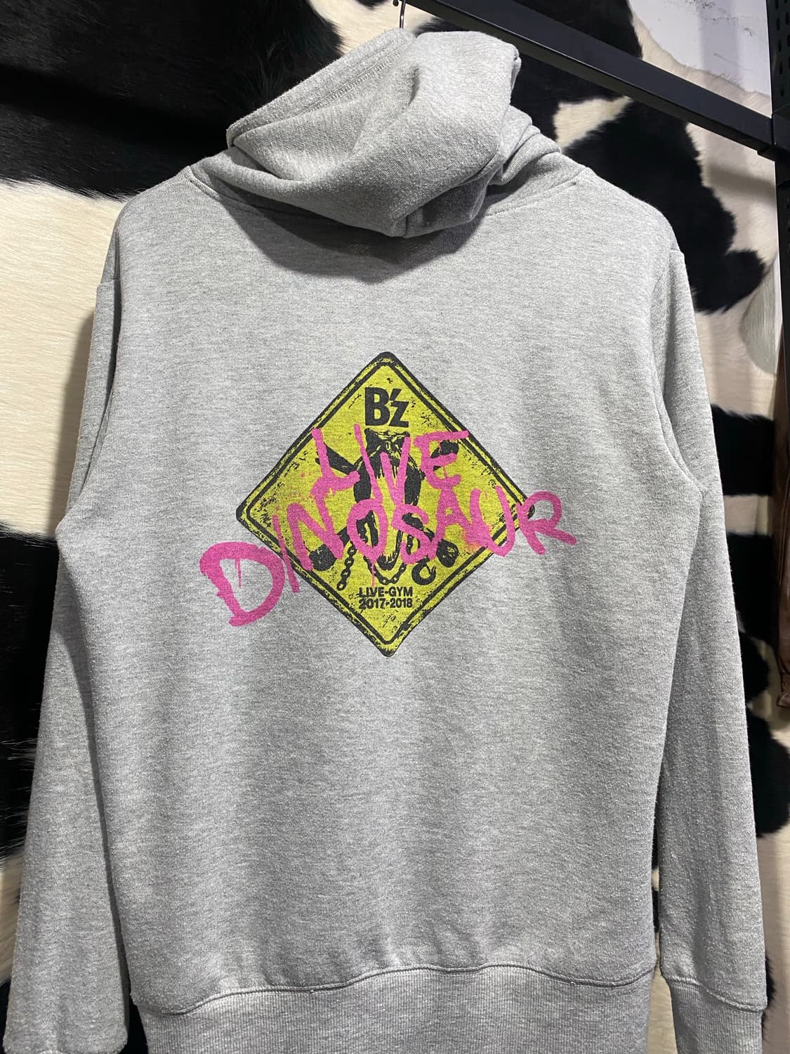 Live dinosaur 백로고 프린팅 디테일 투웨이 후드집업 상품이미지6