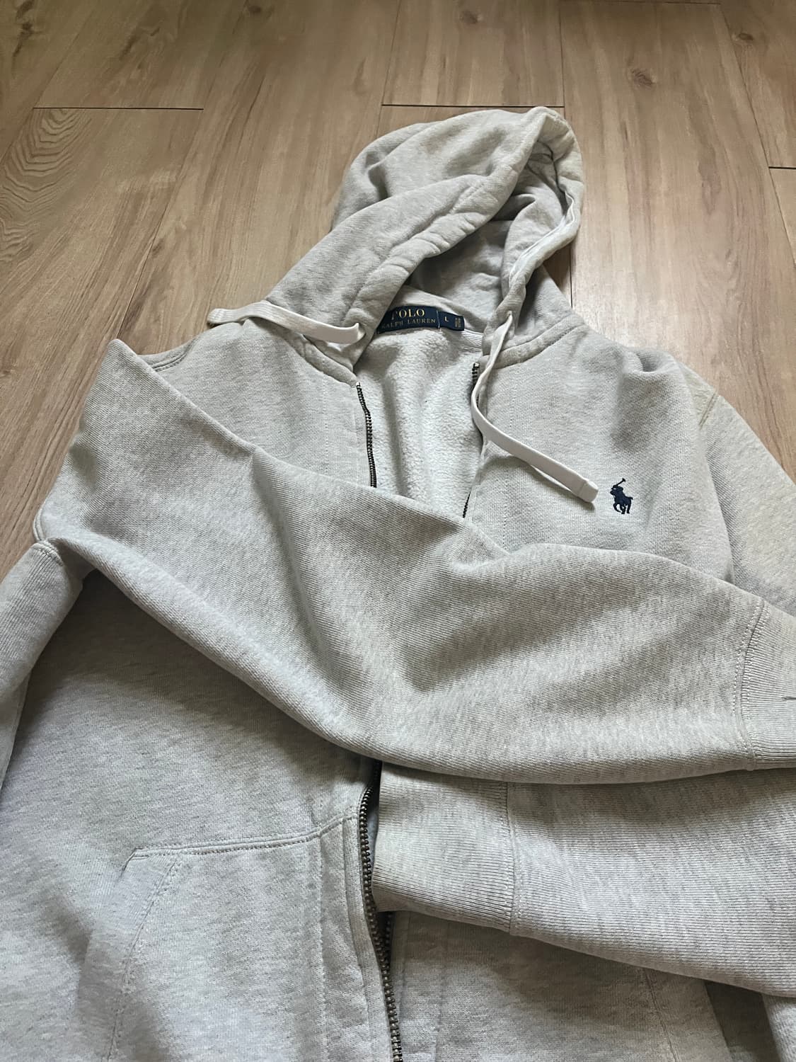 [L,105]폴로랄프로렌 Gray Zip-Up Hoodie 상품이미지7