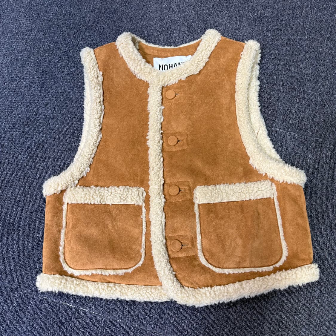 NOHANT 노앙 스웨이드 무스탕 베스트 상품이미지1