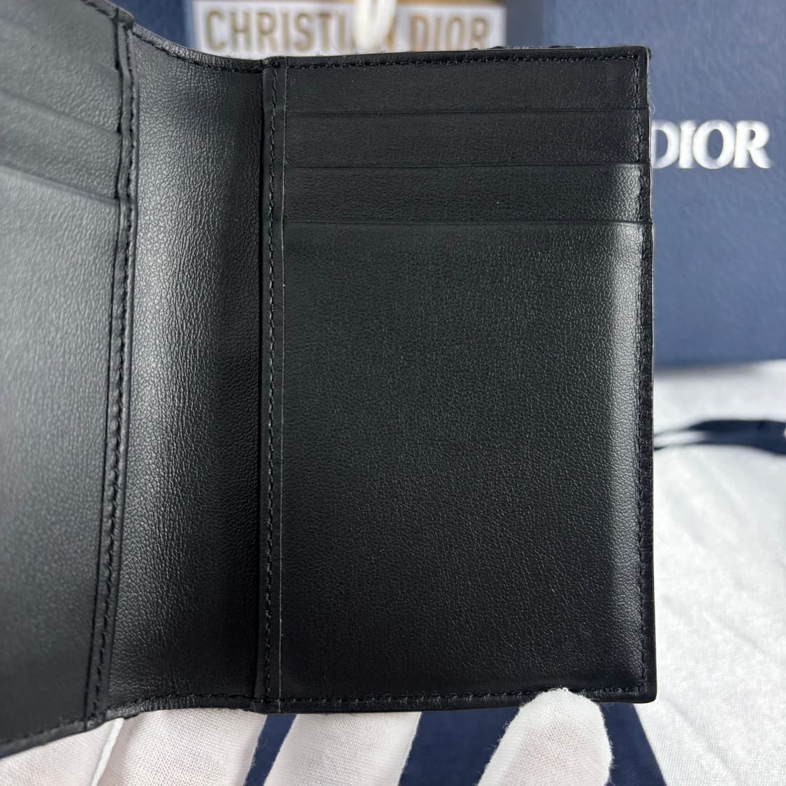 (25.11월,새상품급)디올 오블리크 오거나이저 카드지갑 블랙 상품이미지9
