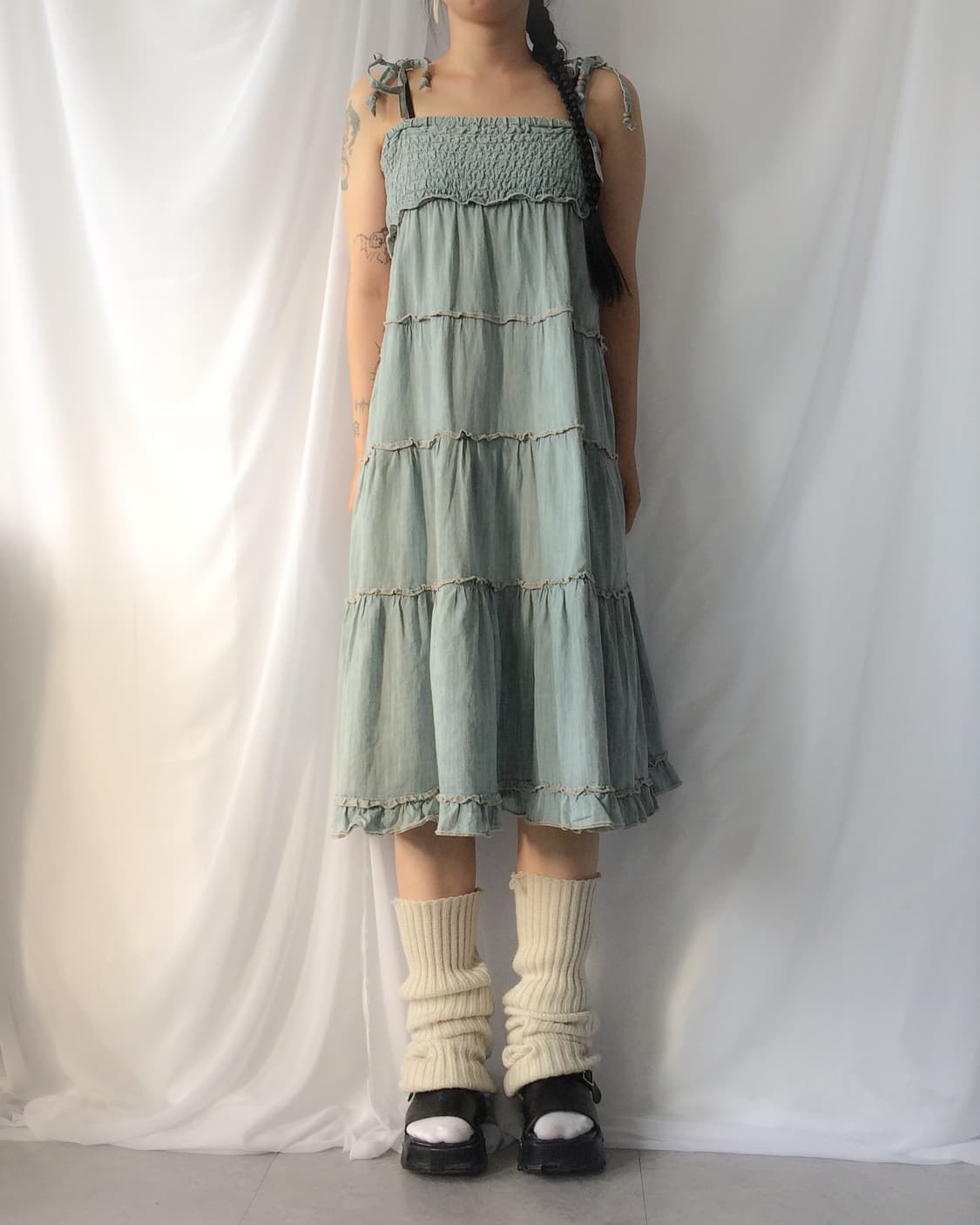 Layer sleeveless one piece 상품이미지1