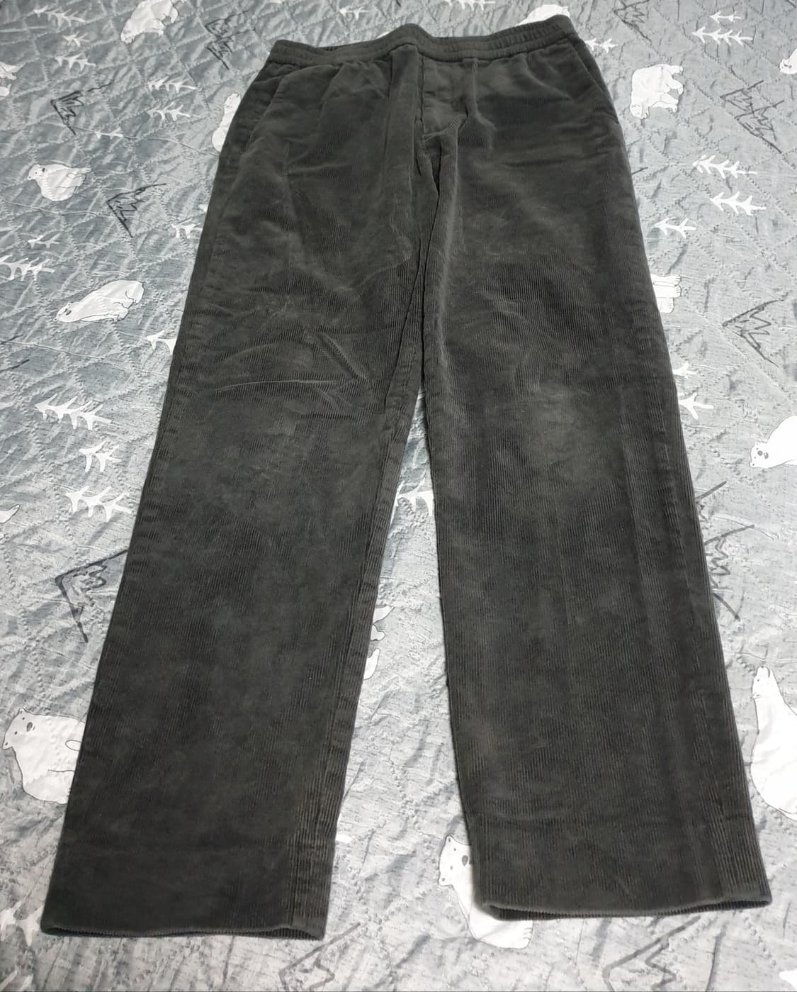 지오지아 루즈핏 코튼 코듀로이 팬츠 브라운 (30~31) 상품이미지1