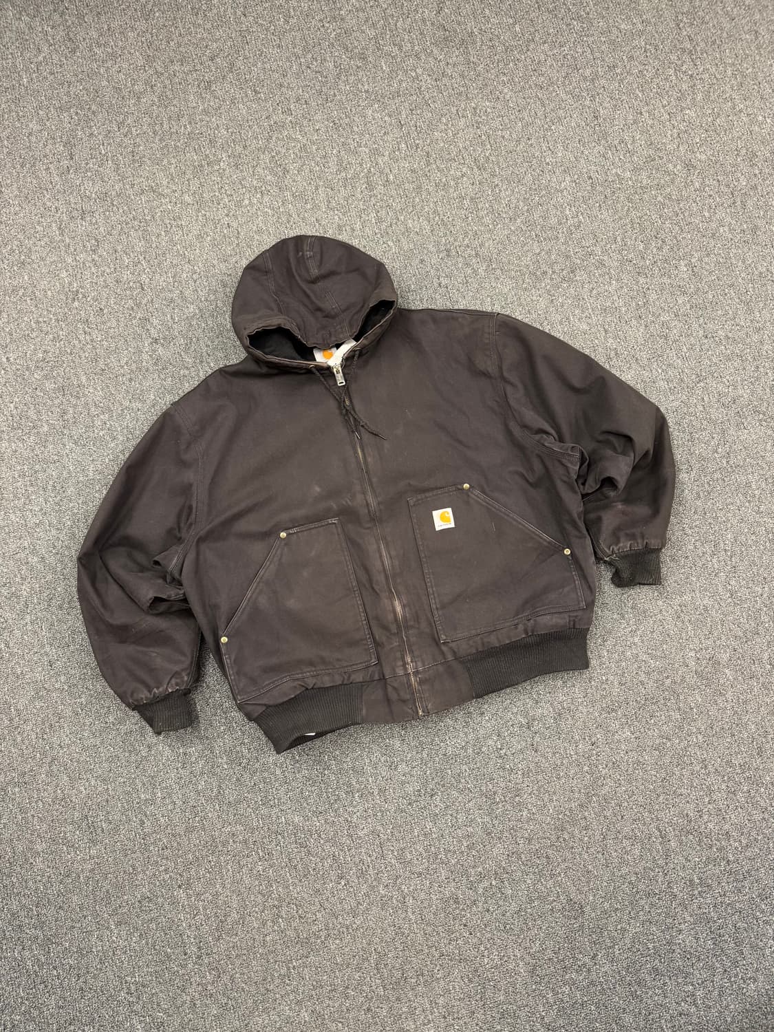 OS)칼하트 빈티지 다크브라운 엑티브 자켓 상품이미지2