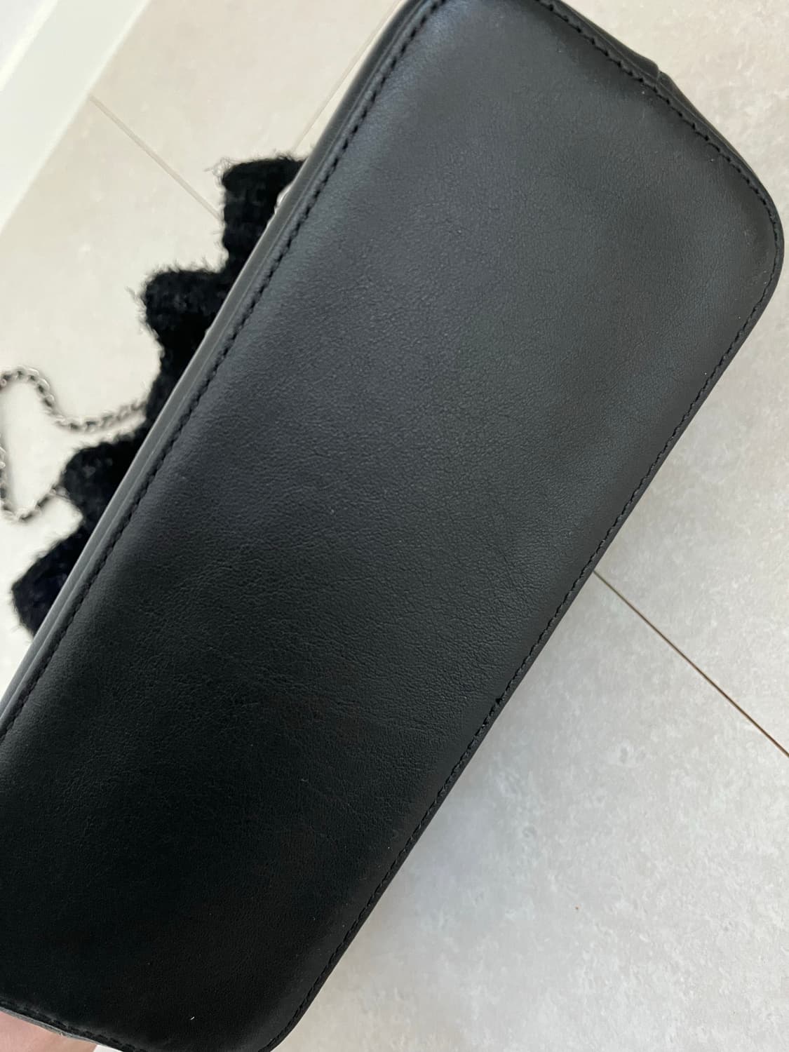 (거의새상품) 더바넷 트위드 백팩(블랙) 상품이미지8