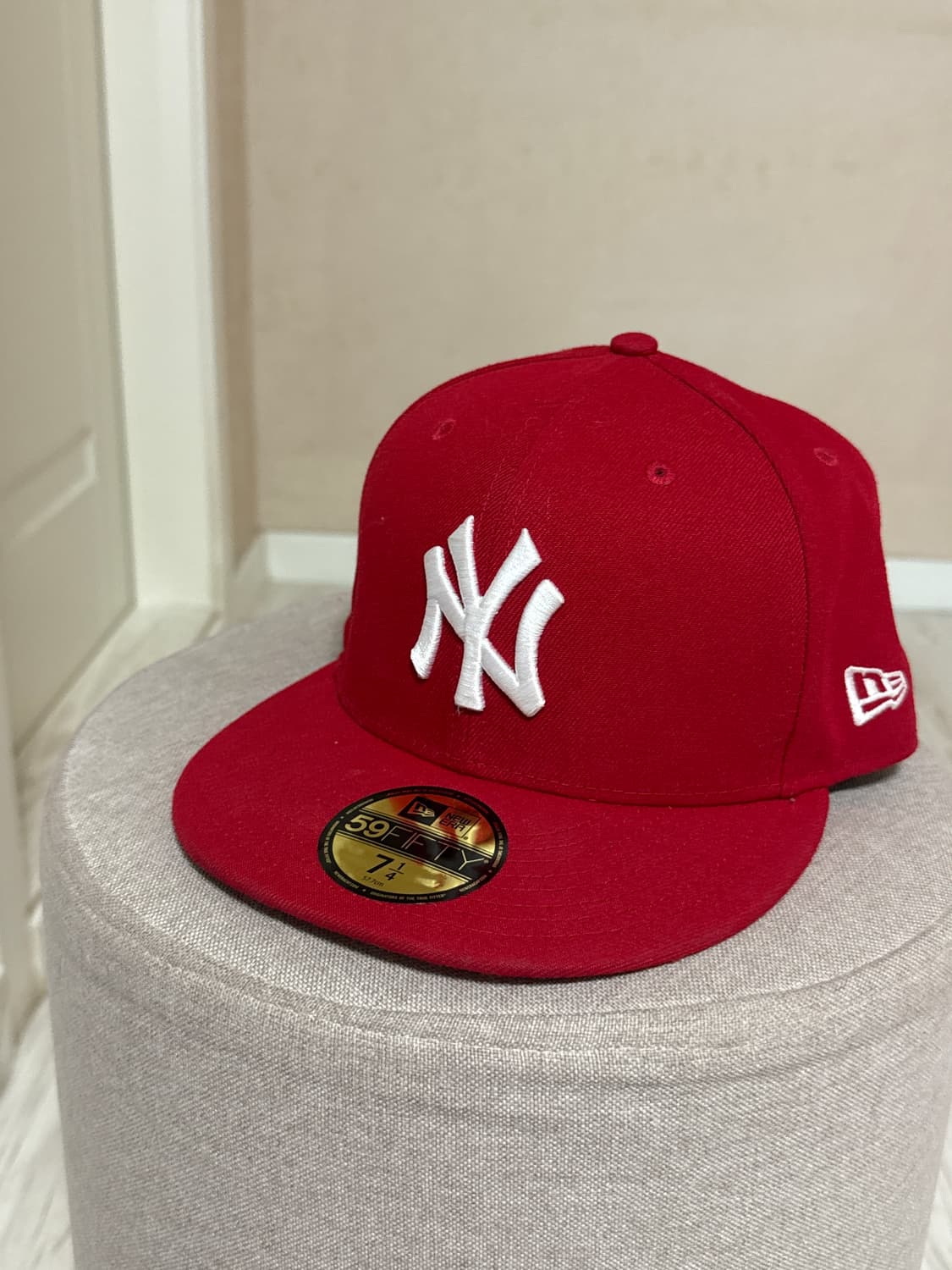 MLB 뉴욕 양키스 베이직 피티드캡 스칼렛 714 상품이미지1