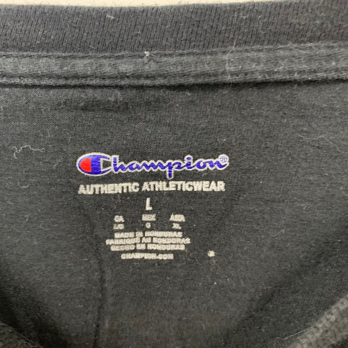 챔피온 레터링 블랙 롱슬리브 긴팔티 상품이미지4