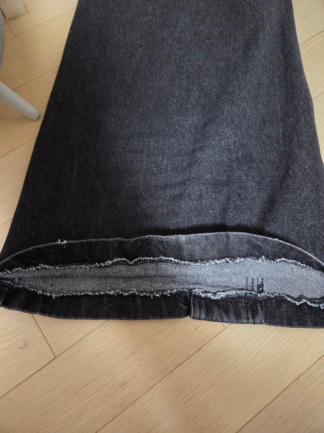 [M] 아이 필 럭키 플레어 데님 팬츠 상품이미지5