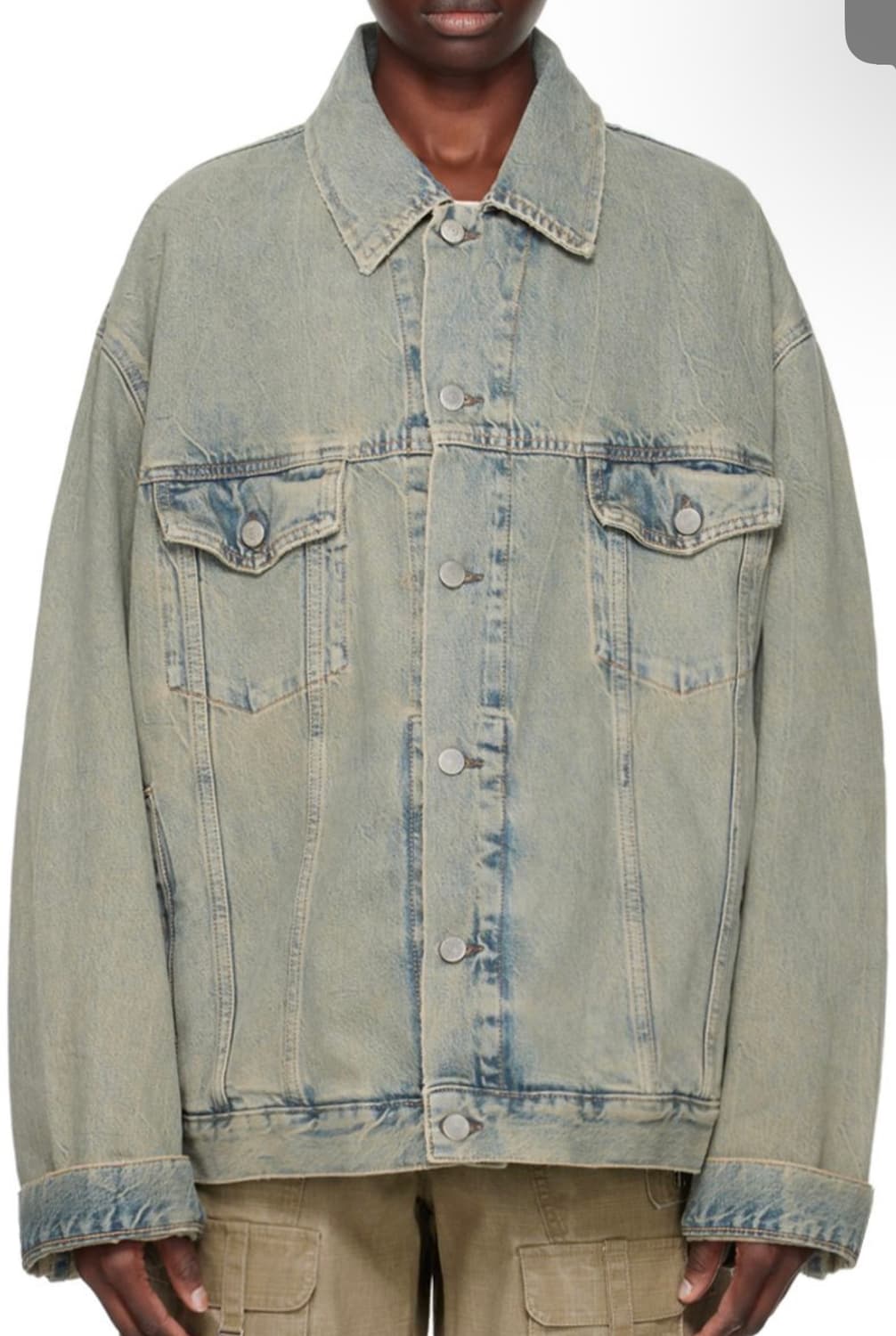 아크네 스튜디오 빈티지워싱 오저사이즈 데님자켓 상품이미지6