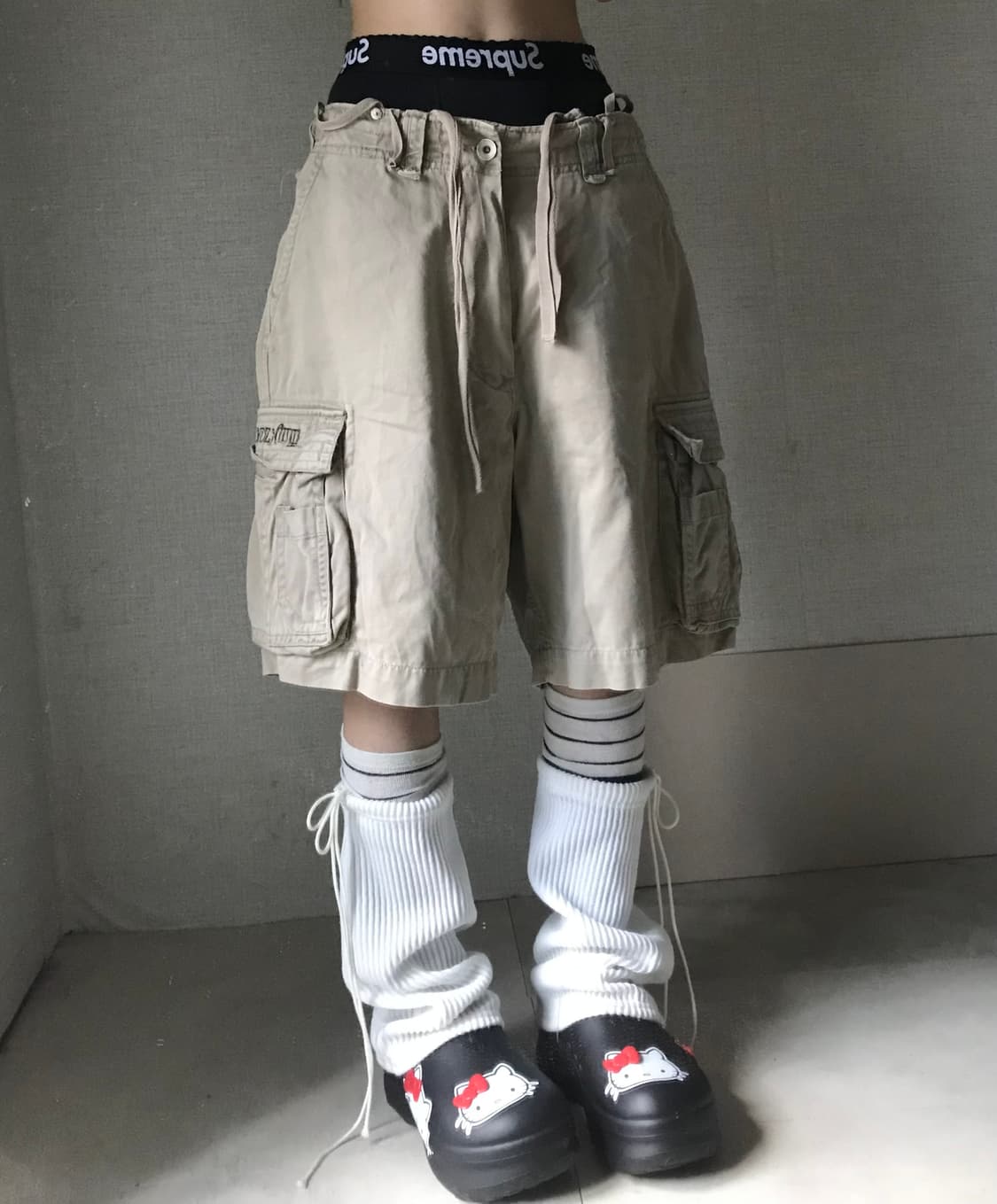 퀵실버 아이보리 버뮤다 상품이미지2
