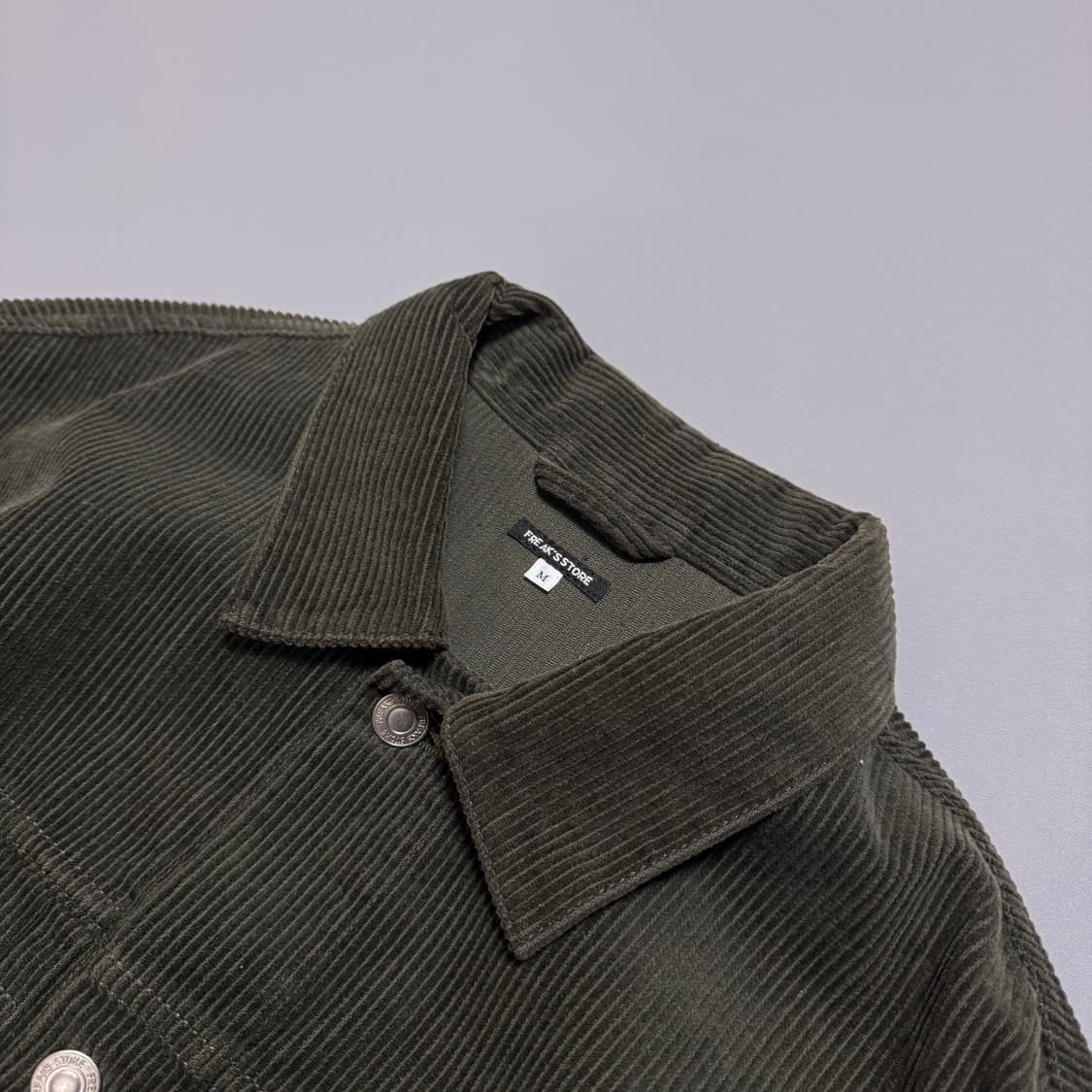 프릭스스토어(Freak's store) 올리브 코듀로이 쇼트 트러커 자켓 상품이미지3