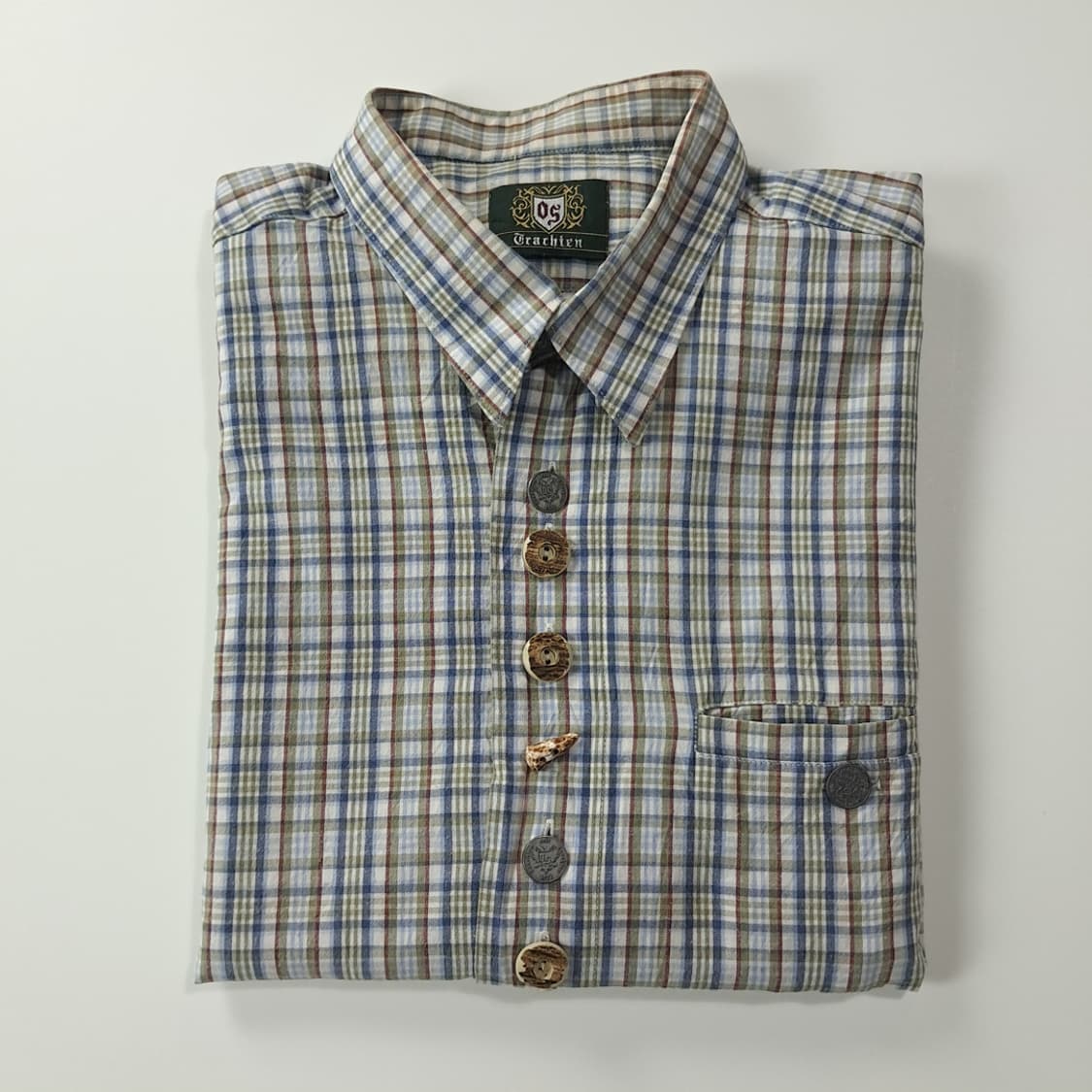 CK360 2XL 오에스 90s 독일 트라흐텐 알펜 반팔 셔츠 남방 상품이미지7