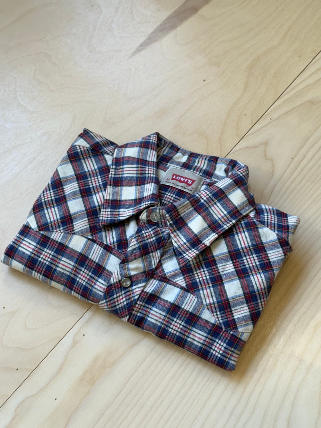 Levi’s Western Plaid Shirt 상품이미지1