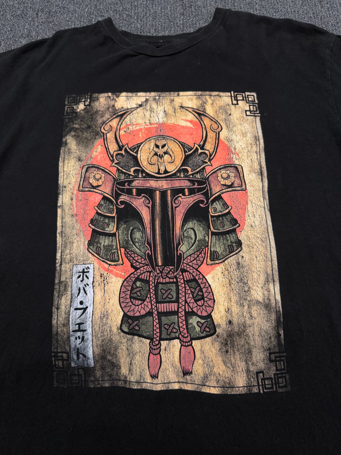 OS) Japanese Vintage 프린팅 반팔 티셔츠 상품이미지3