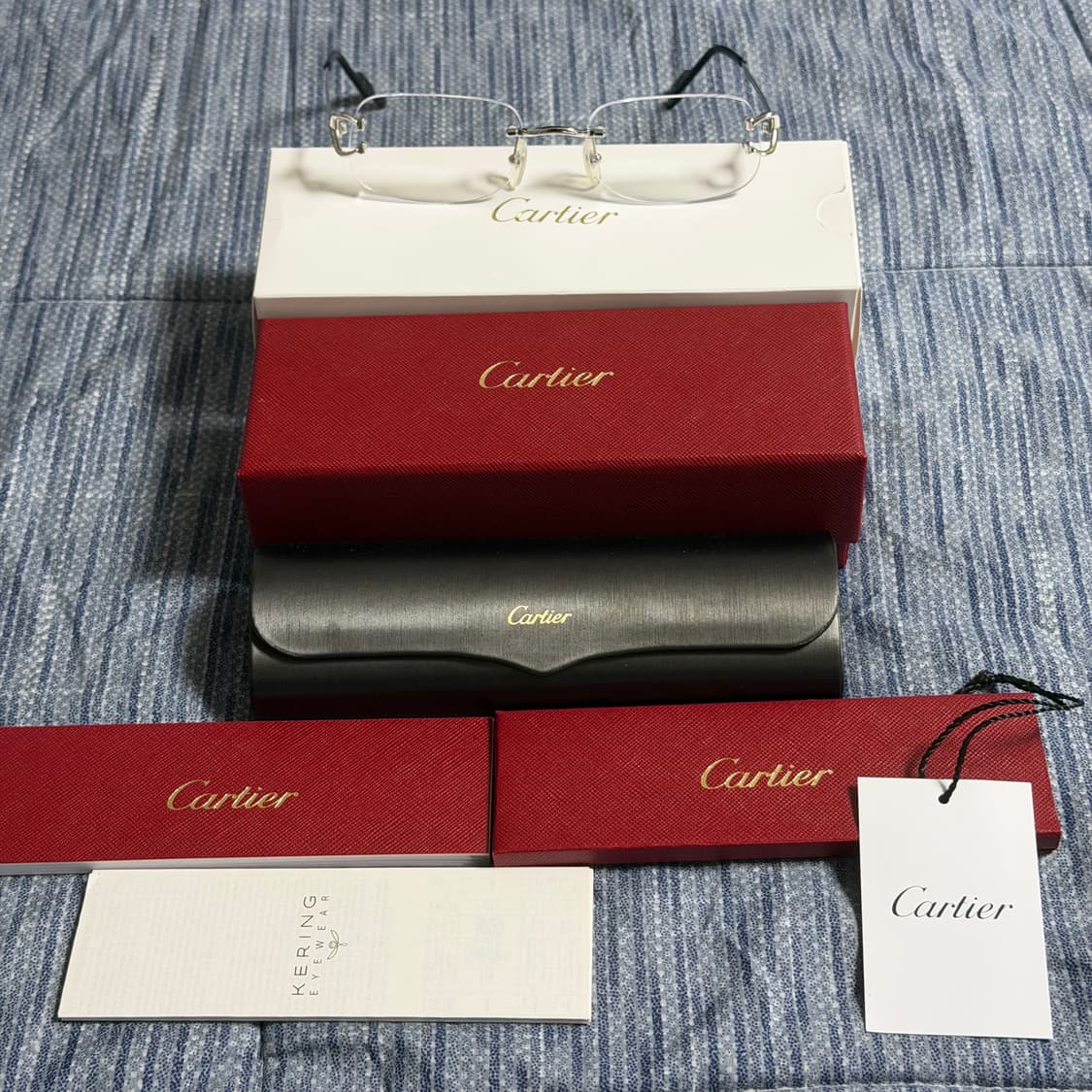 (OS) Cartier 까르띠에 C 데코 무테 안경  상품이미지2