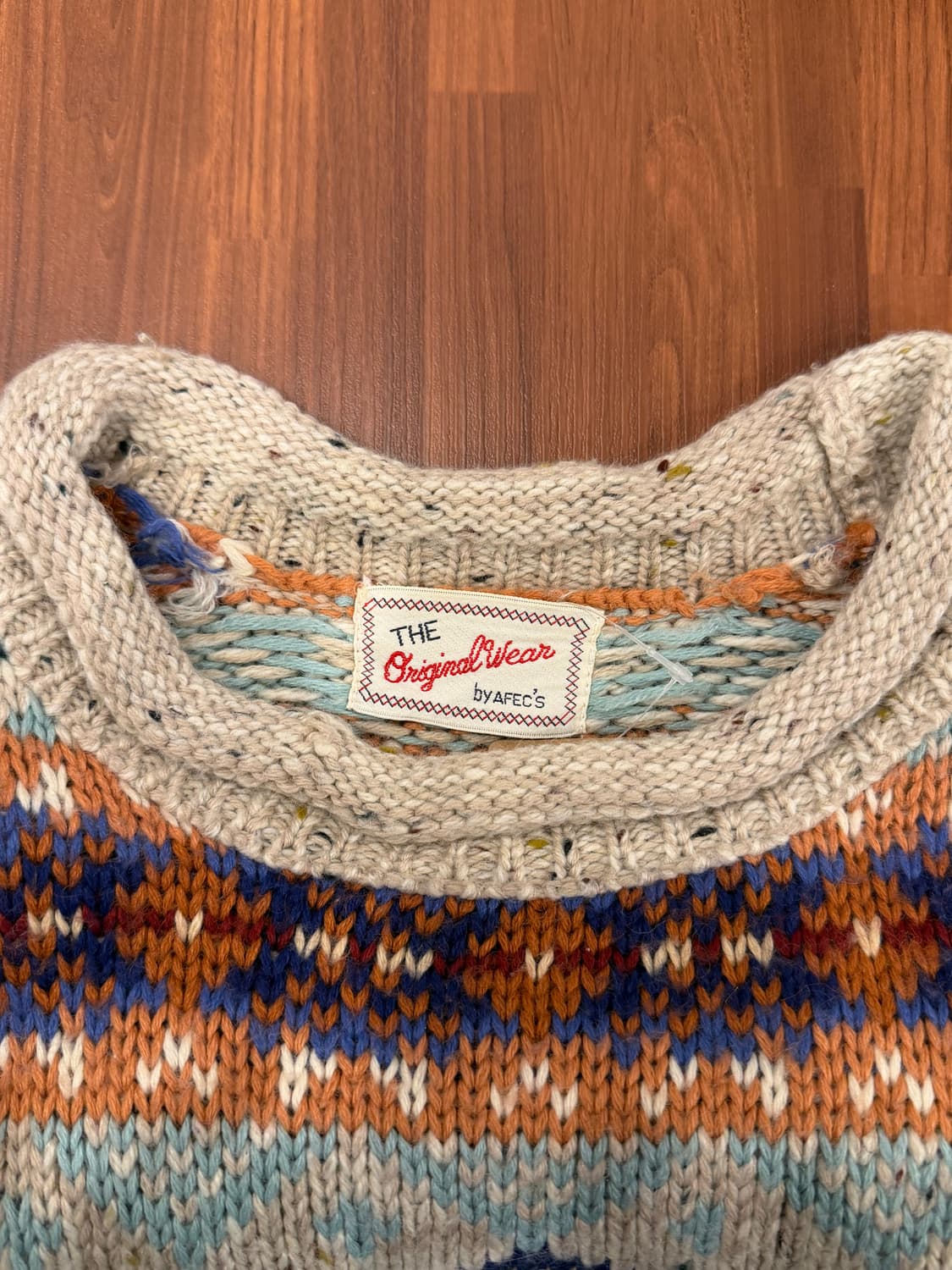 The Original Wear 빈티지 노르딕 울 니트 스웨터 상품이미지6