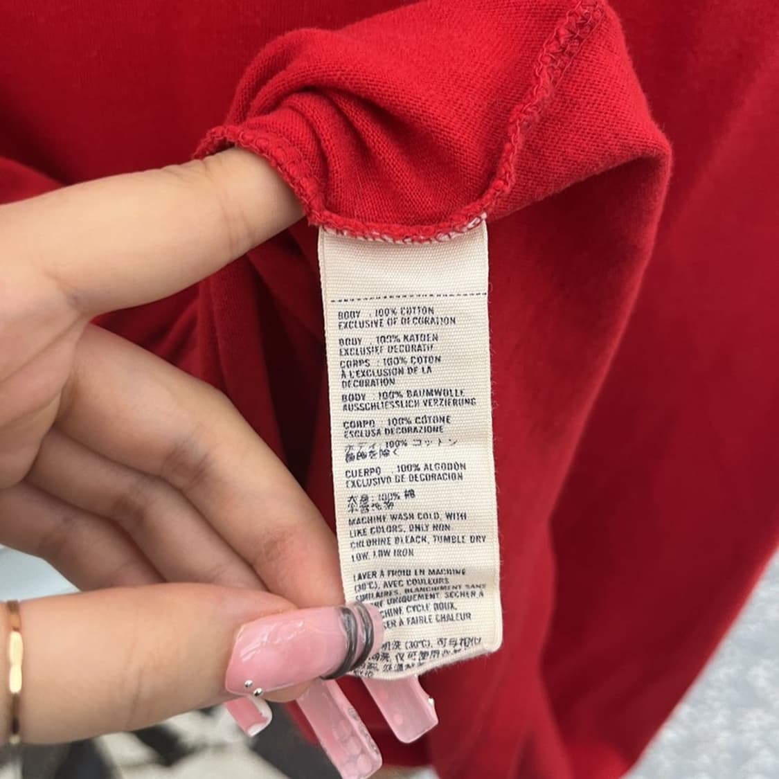 아베크롬비 Y2K 레트로 00's 그런지디테일 반팔티 XL C12296 상품이미지6