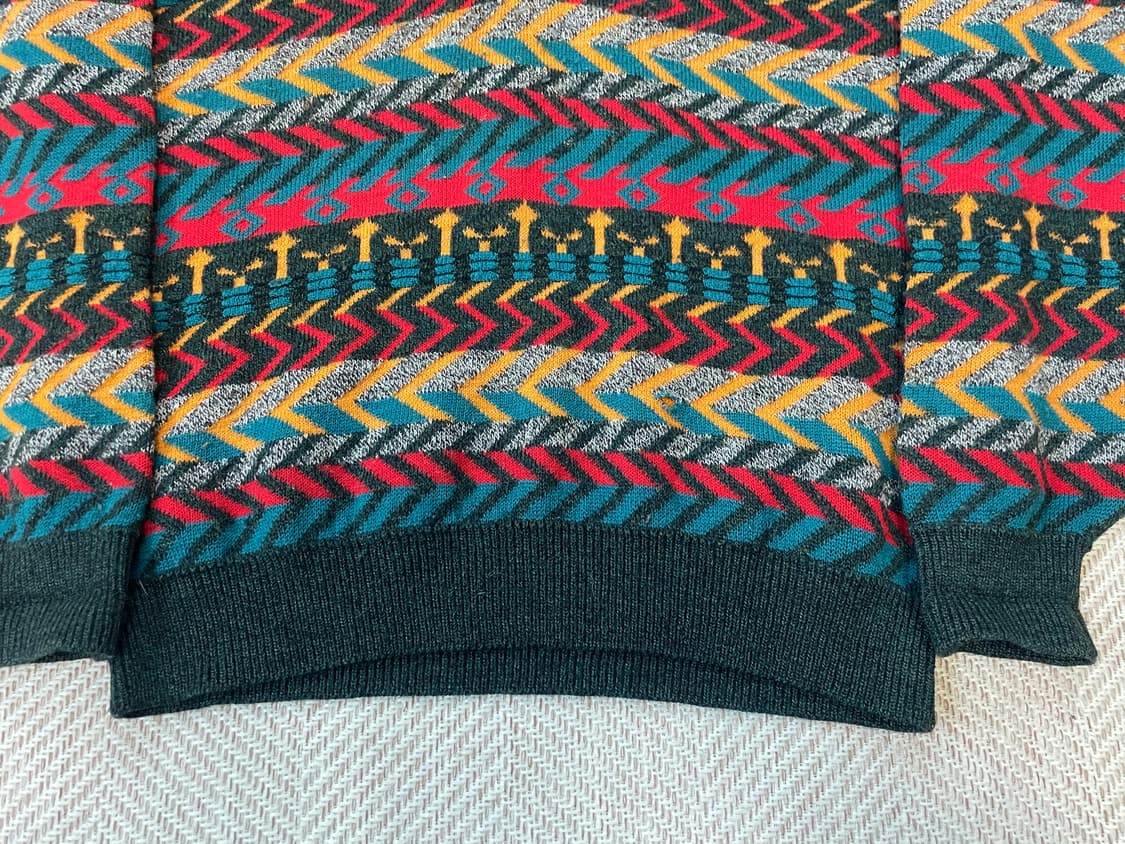 CORSINI 이태리 아트 패턴 니트 쿠지 googi J03571 상품이미지2