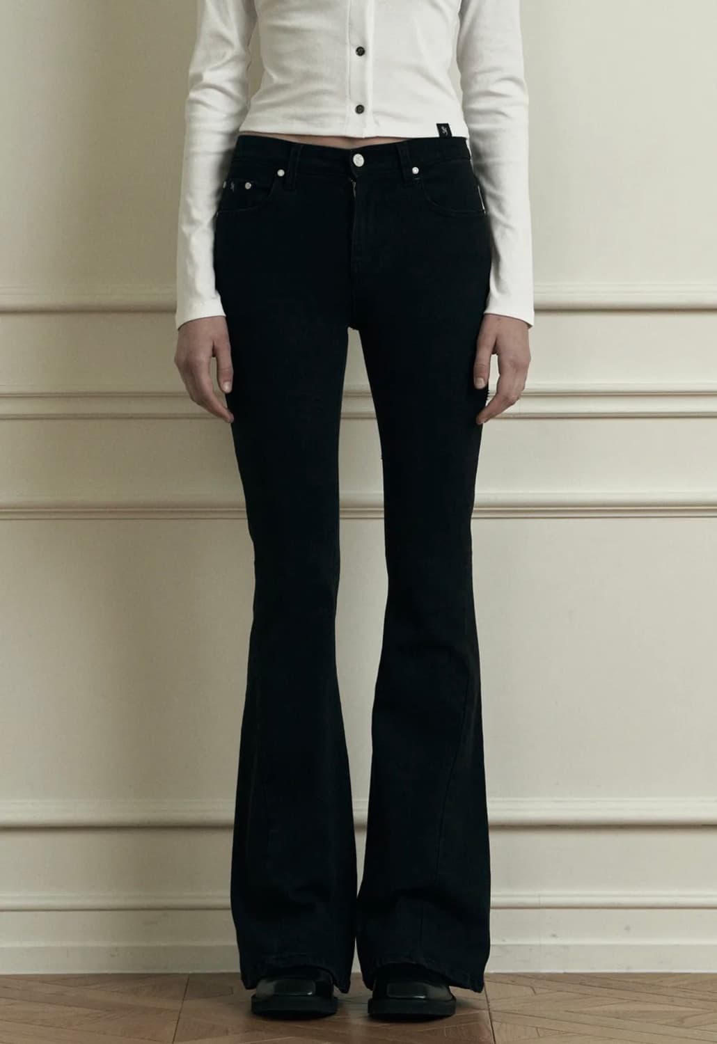 시너진 PLAIN BASIC DENIM PANTS BLACK 상품이미지1