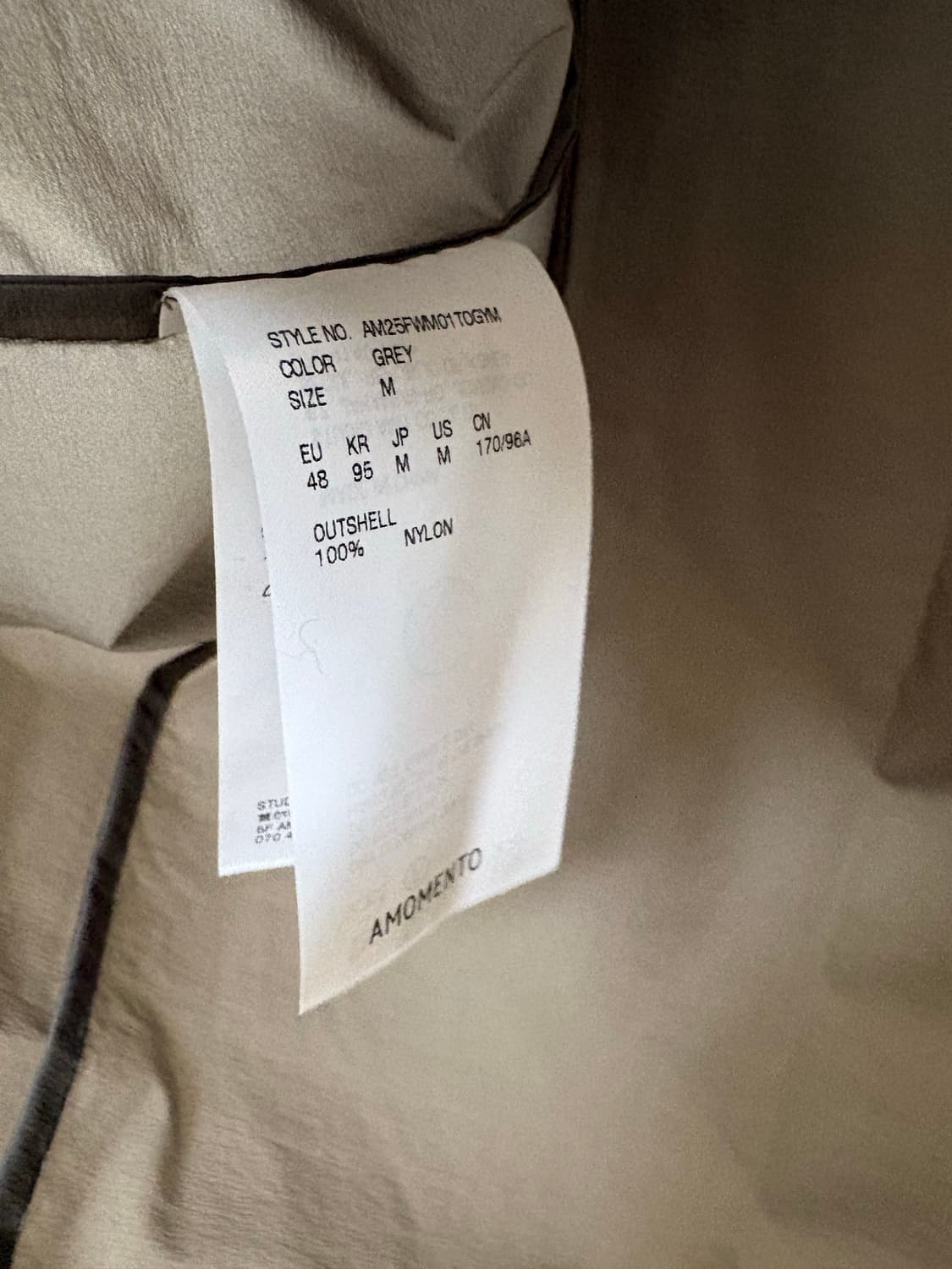 Amomento. nylon anorak 상품이미지3