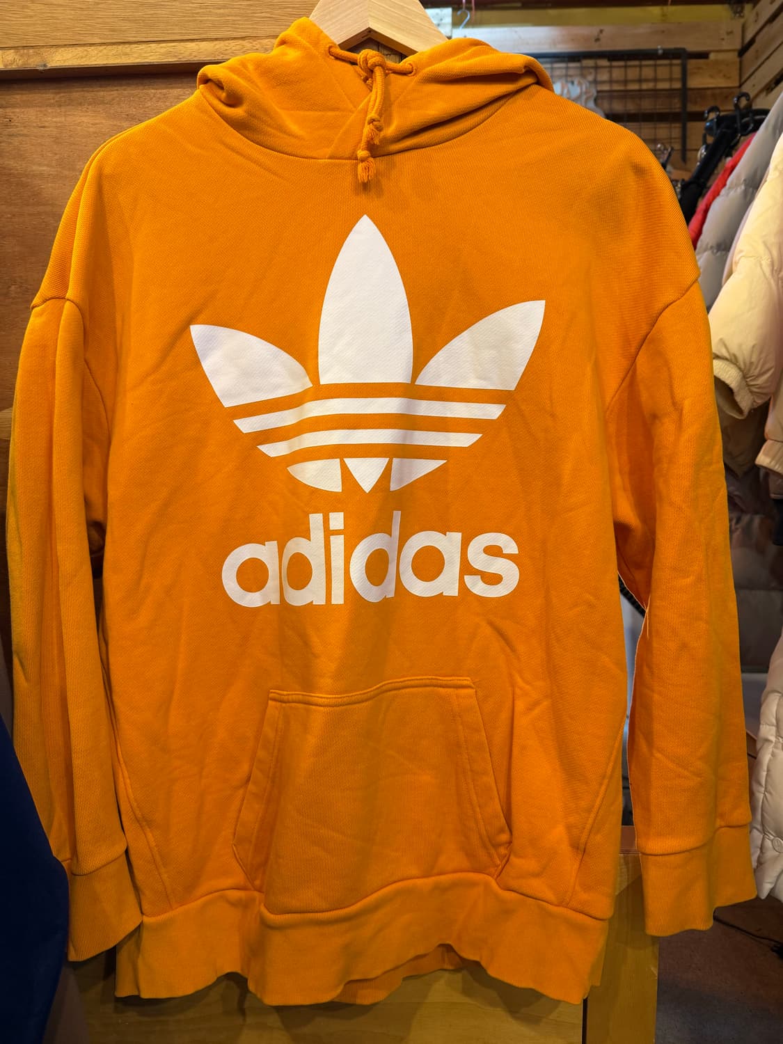 아디다스 트레포일 오렌지 후드티 상품이미지1