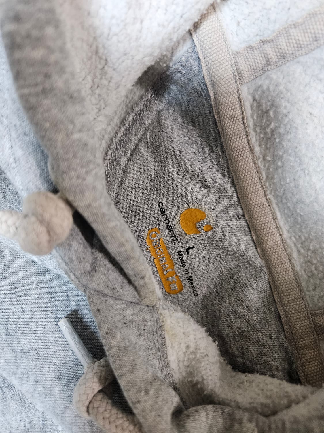 칼하트 그레이 후드티 상품이미지3