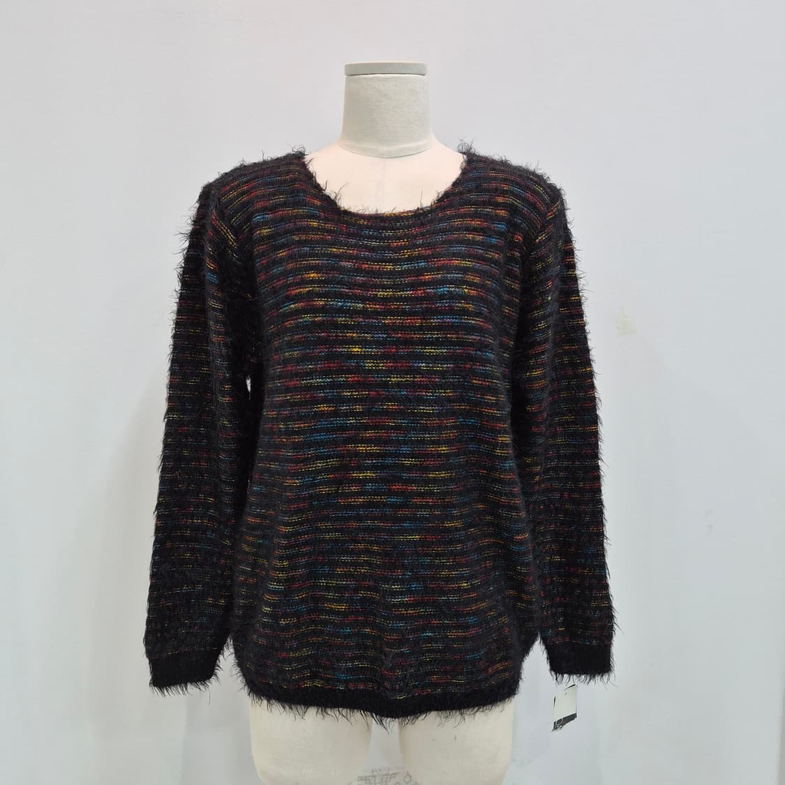 멀티컬러 루즈핏 니트 스웨터 상품이미지1