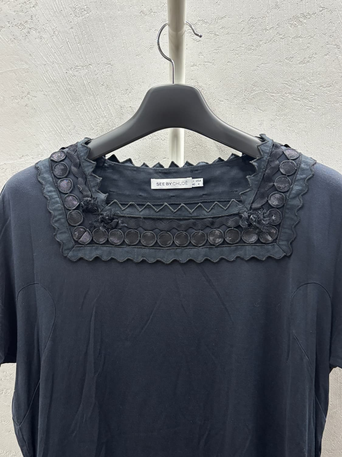 See By Chloe 원피스 네이비 (USA 4) 상품이미지3