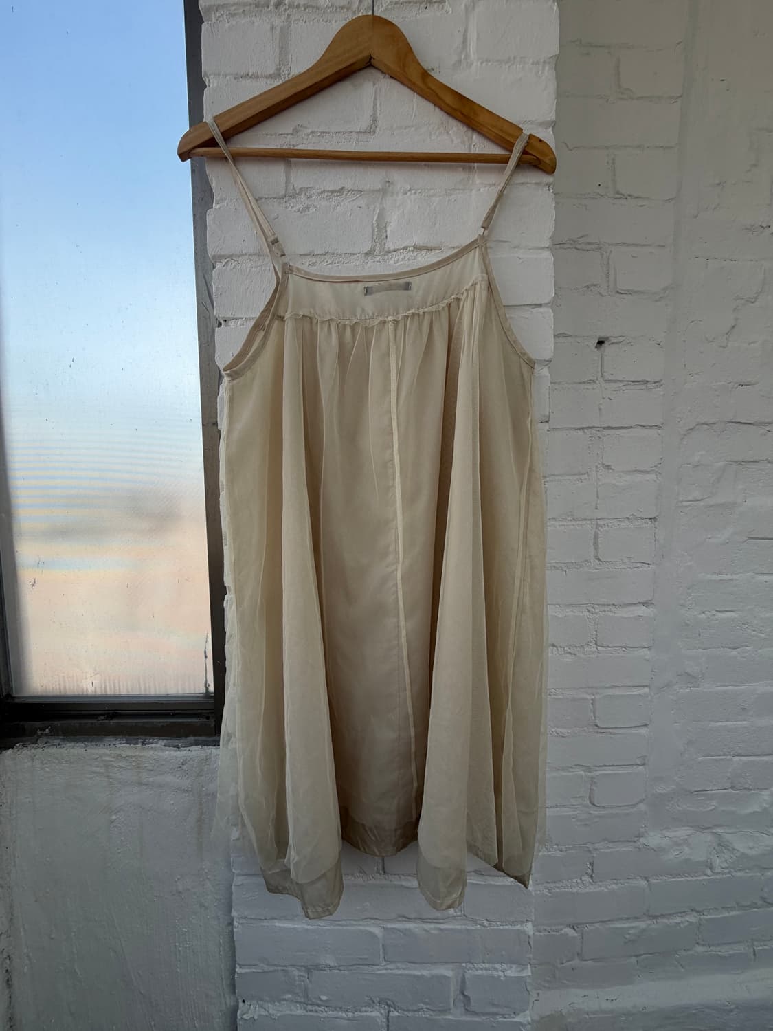 #5 Beaded Cream Babydoll Dress 상품이미지2