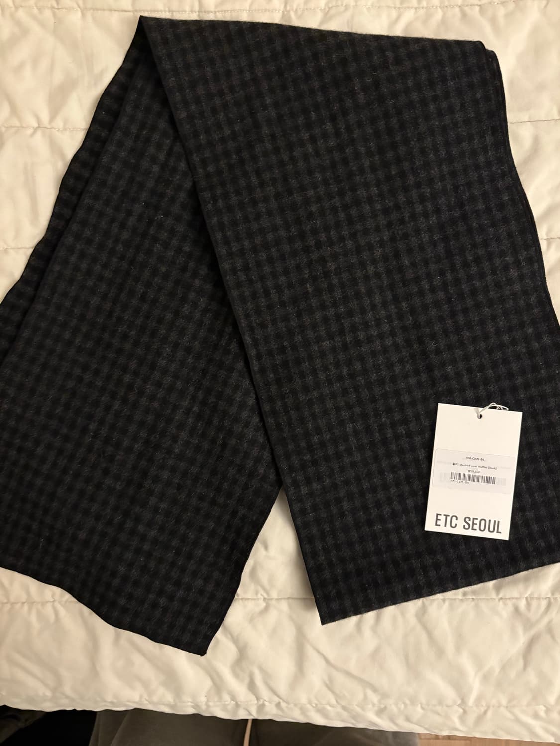 homly 울 체크 머플러 상품이미지2