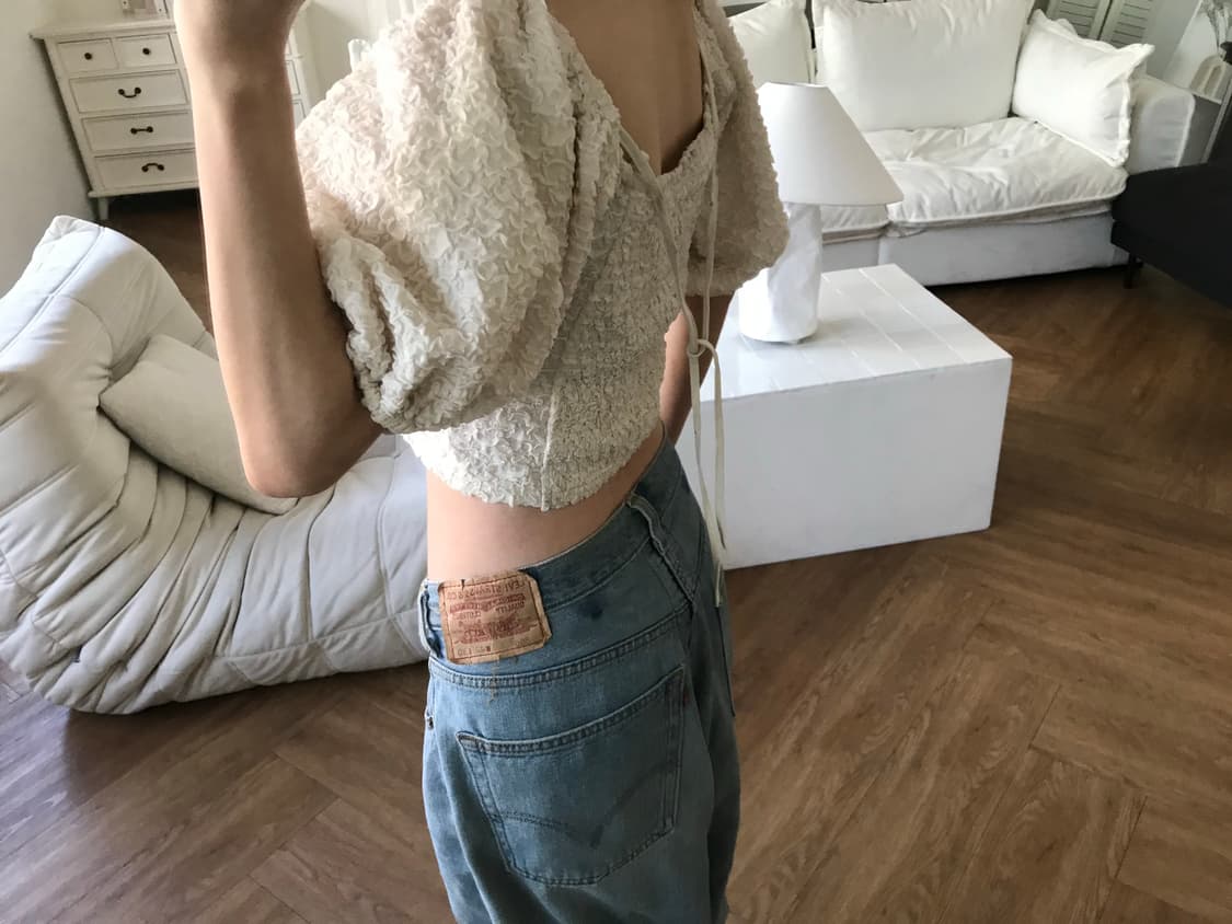 vintage puff top 상품이미지4