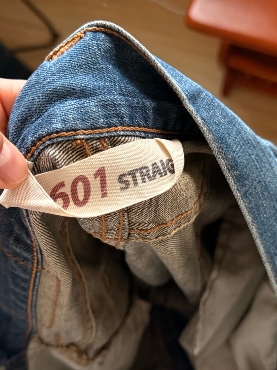 Levis 리바이스 601 34/33 빈티지 데님 스트레이트핏 상품이미지8